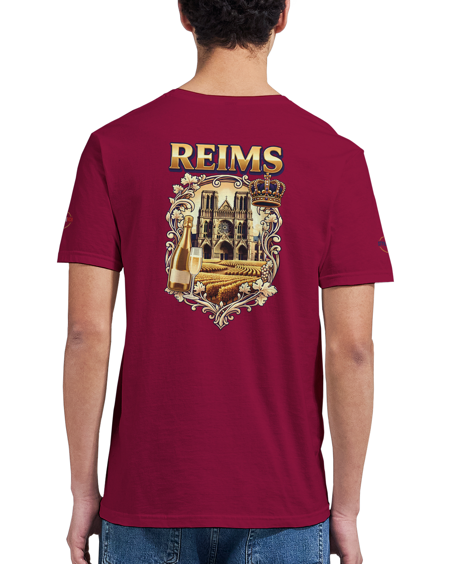 T-shirt Unisexe Reims - Ville de France - Design Premium