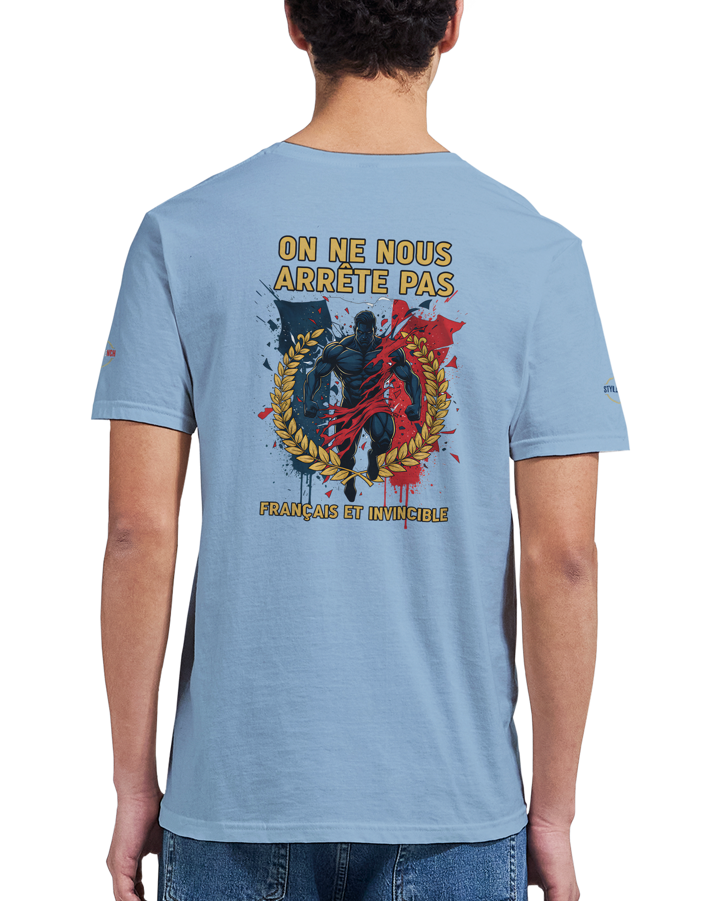 T-shirt Homme 'On  nous arrête pas' – Coton Premium Confort