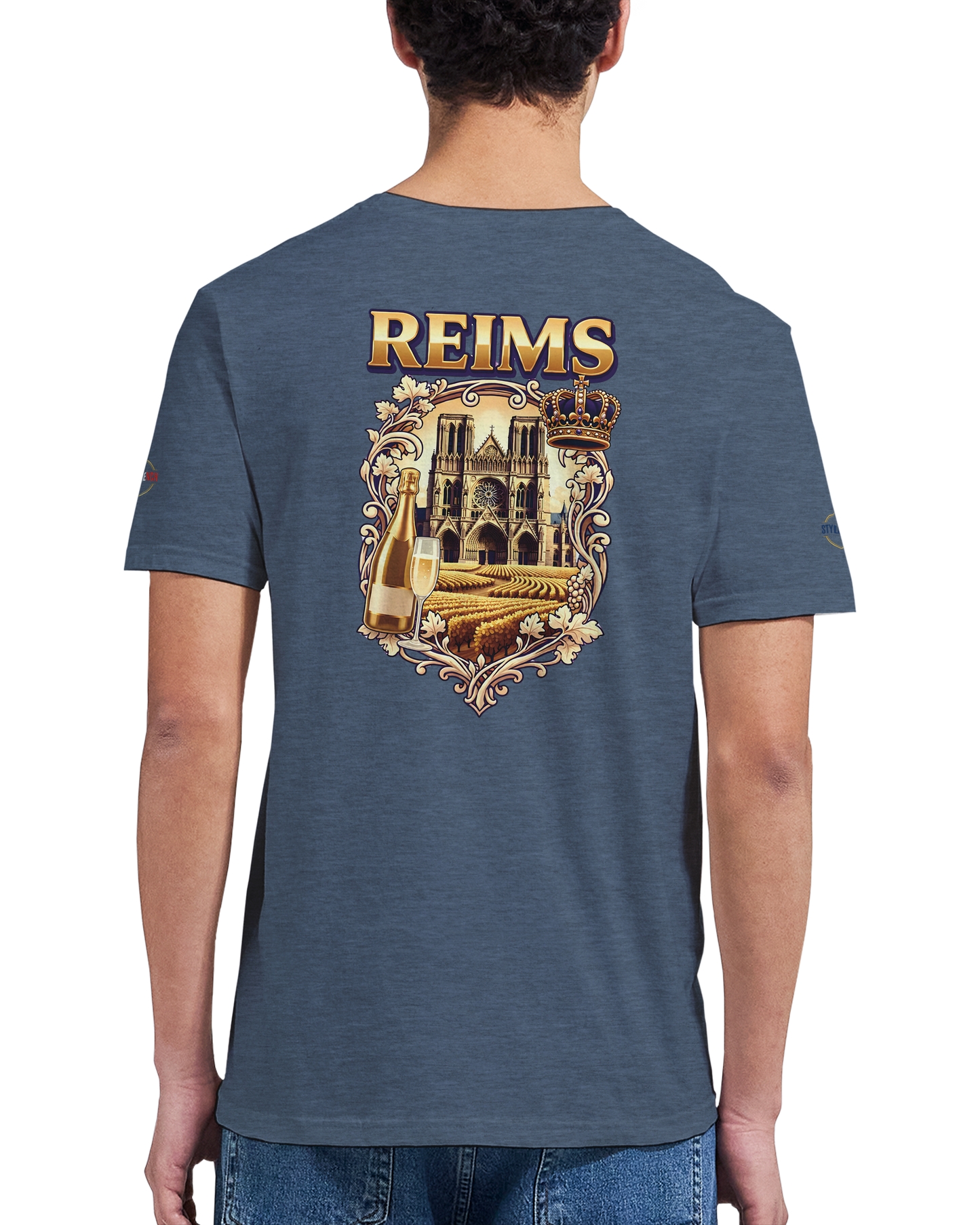 T-shirt Unisexe Reims - Ville de France - Design Premium