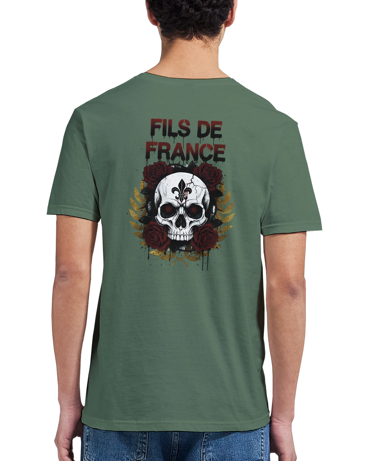 T-Shirt Homme Fils de France - Premium Coton Doux Impression Haute Définition