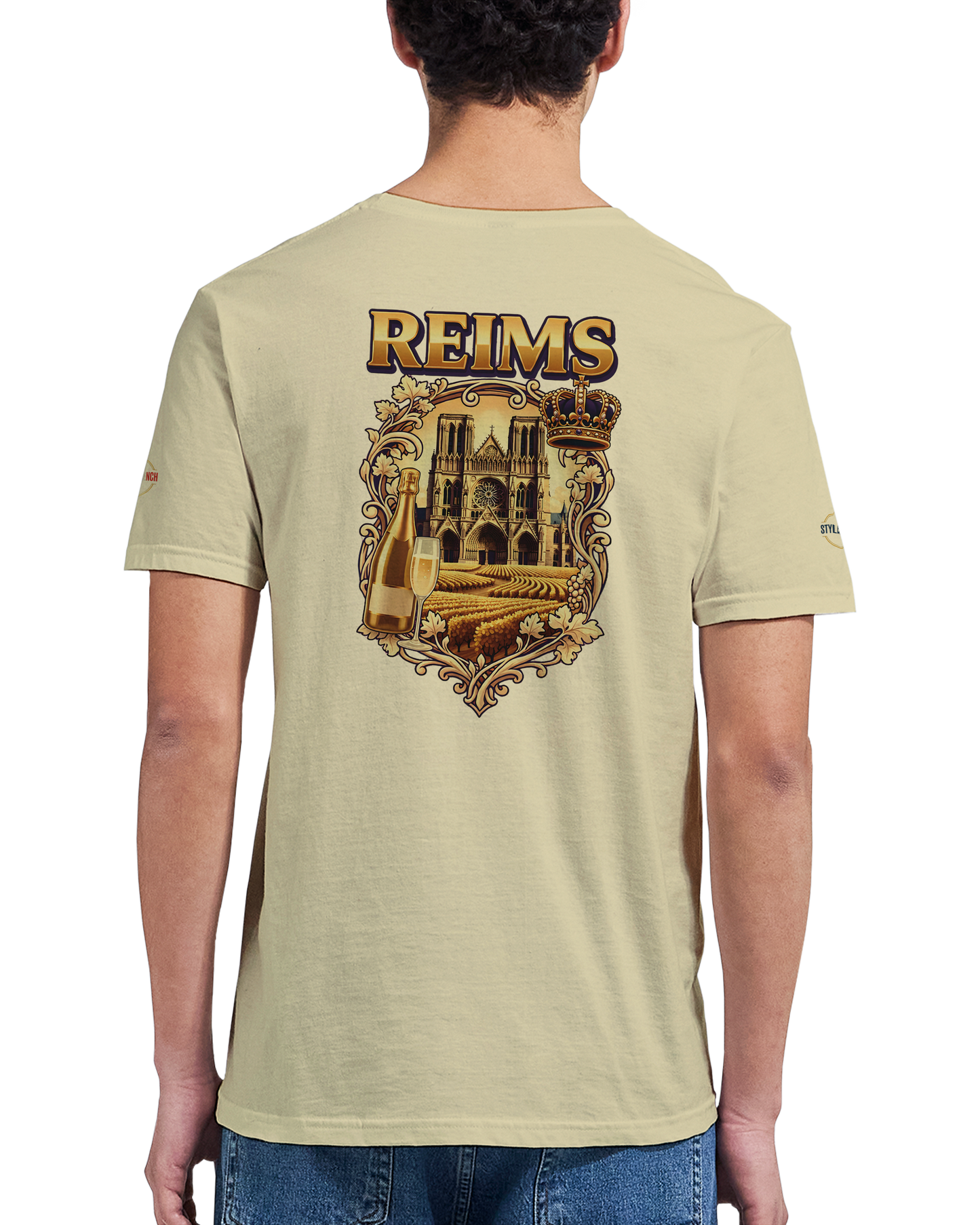 T-shirt Unisexe Reims - Ville de France - Design Premium