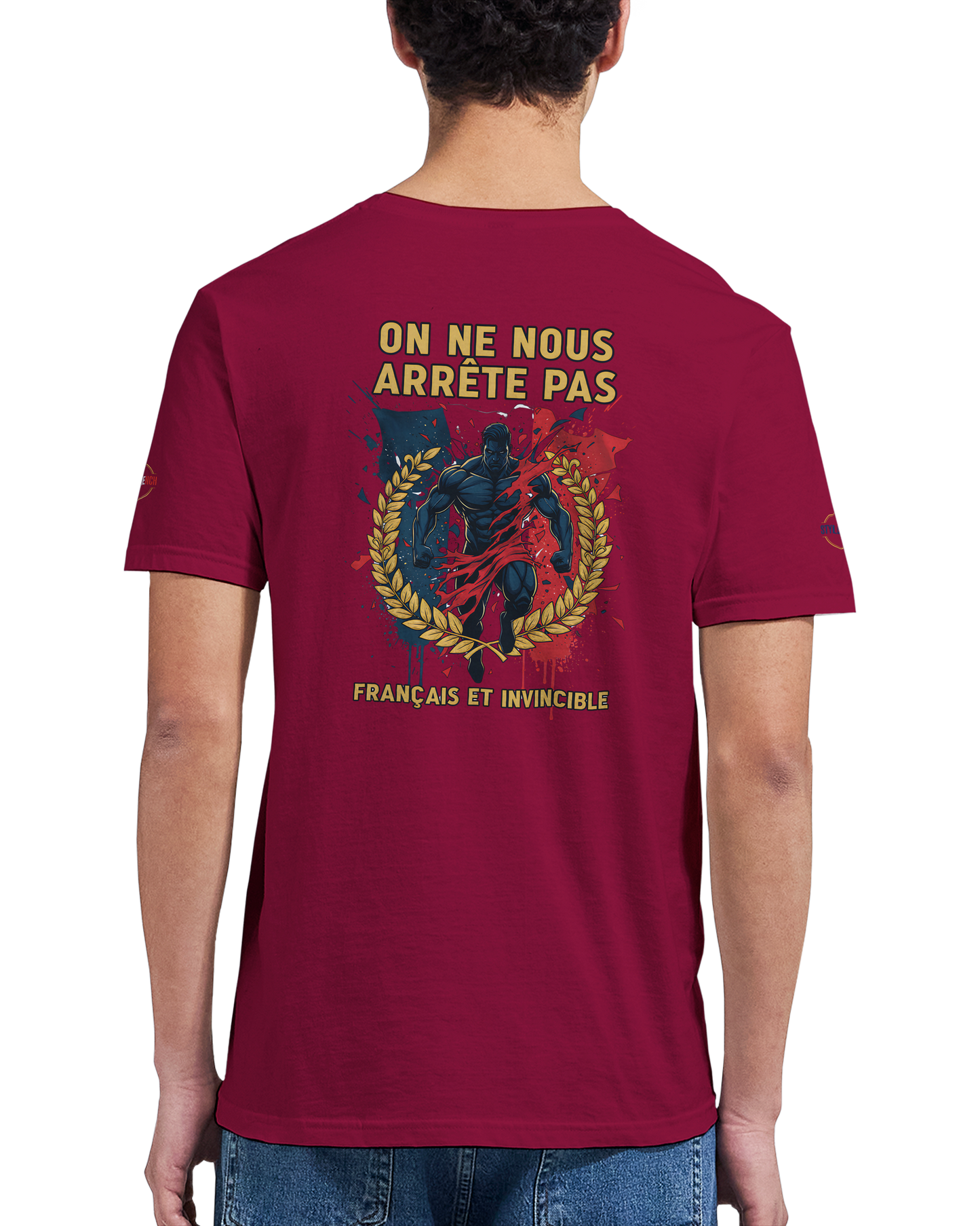 T-shirt Homme 'On  nous arrête pas' – Coton Premium Confort