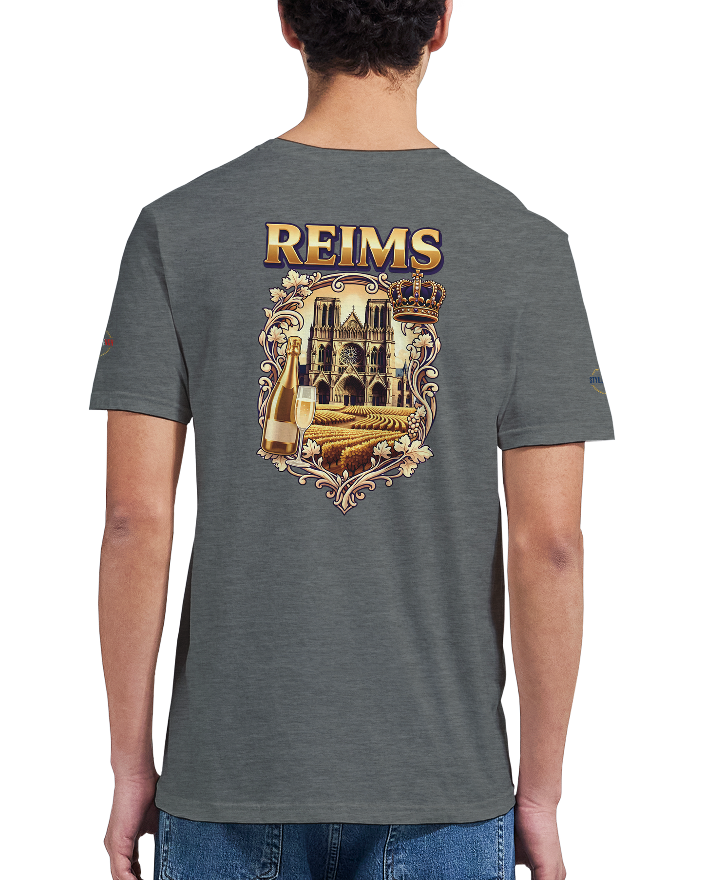 T-shirt Unisexe Reims - Ville de France - Design Premium