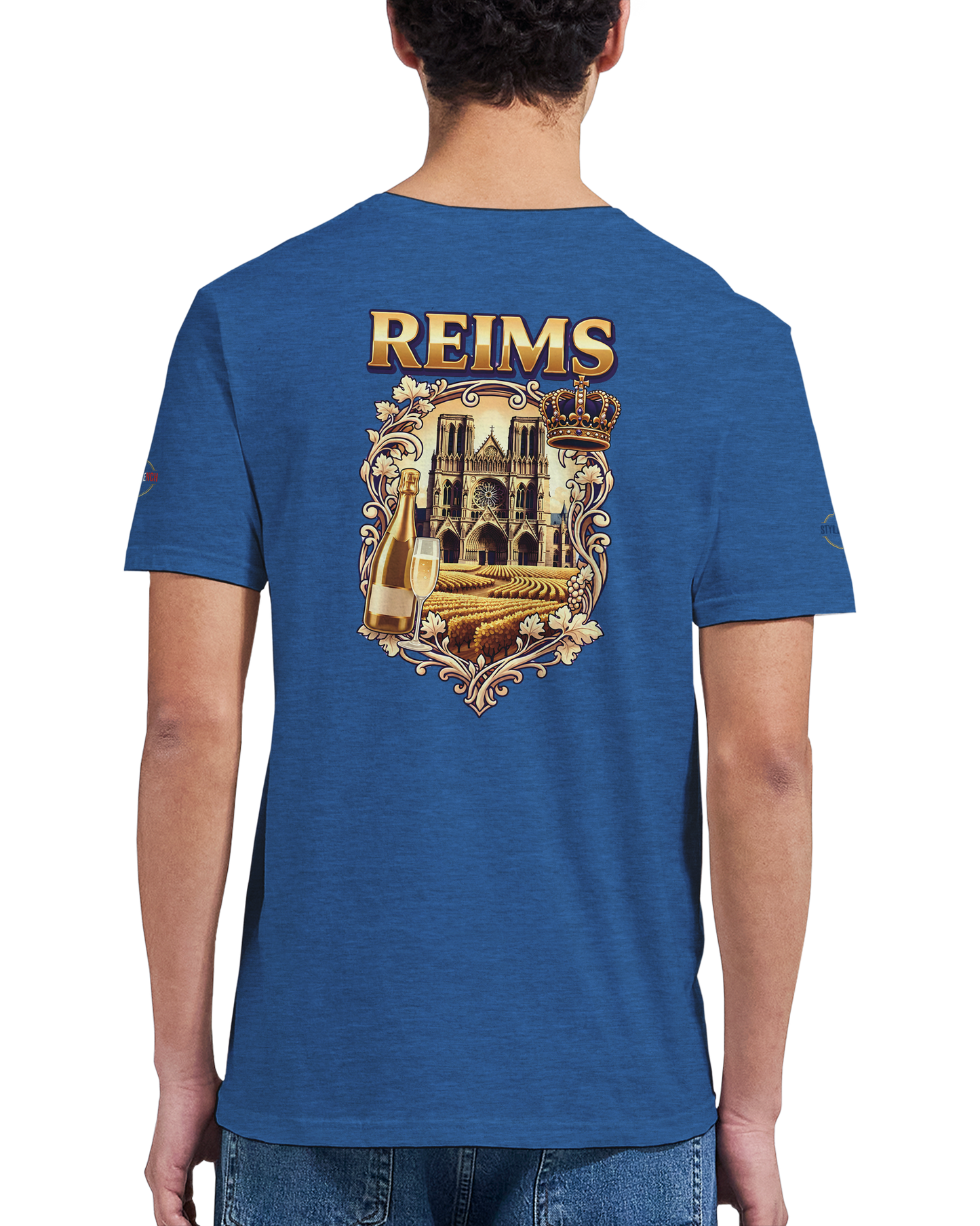 T-shirt Unisexe Reims - Ville de France - Design Premium