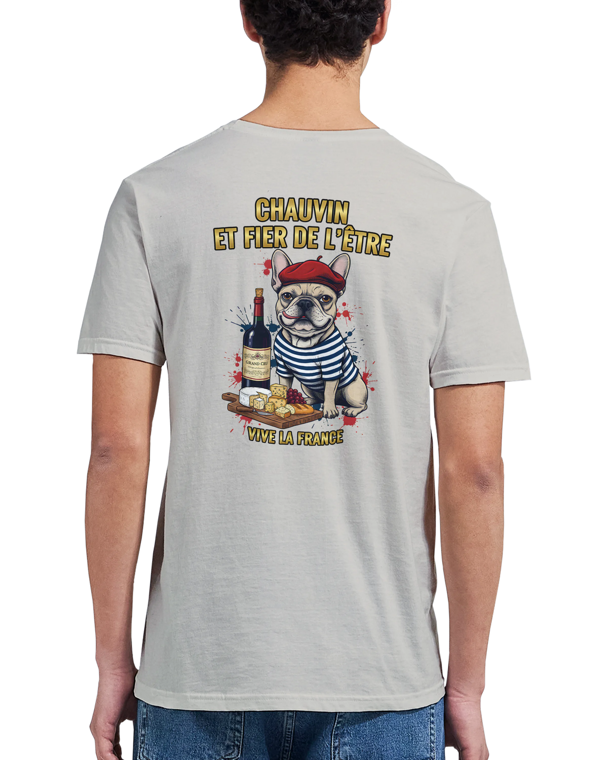 T-shirt Homme Chauvin et Fier de l'Être - Classique Ras du Cou Gildan 64000