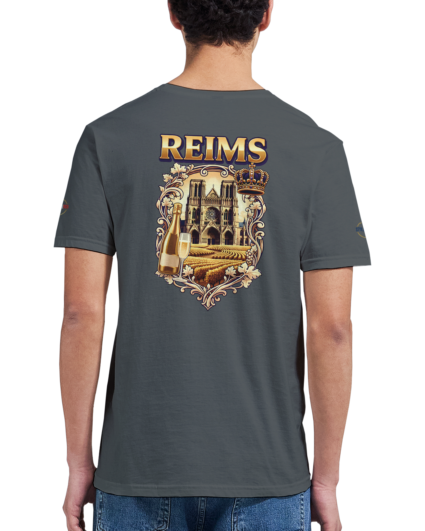 T-shirt Unisexe Reims - Ville de France - Design Premium