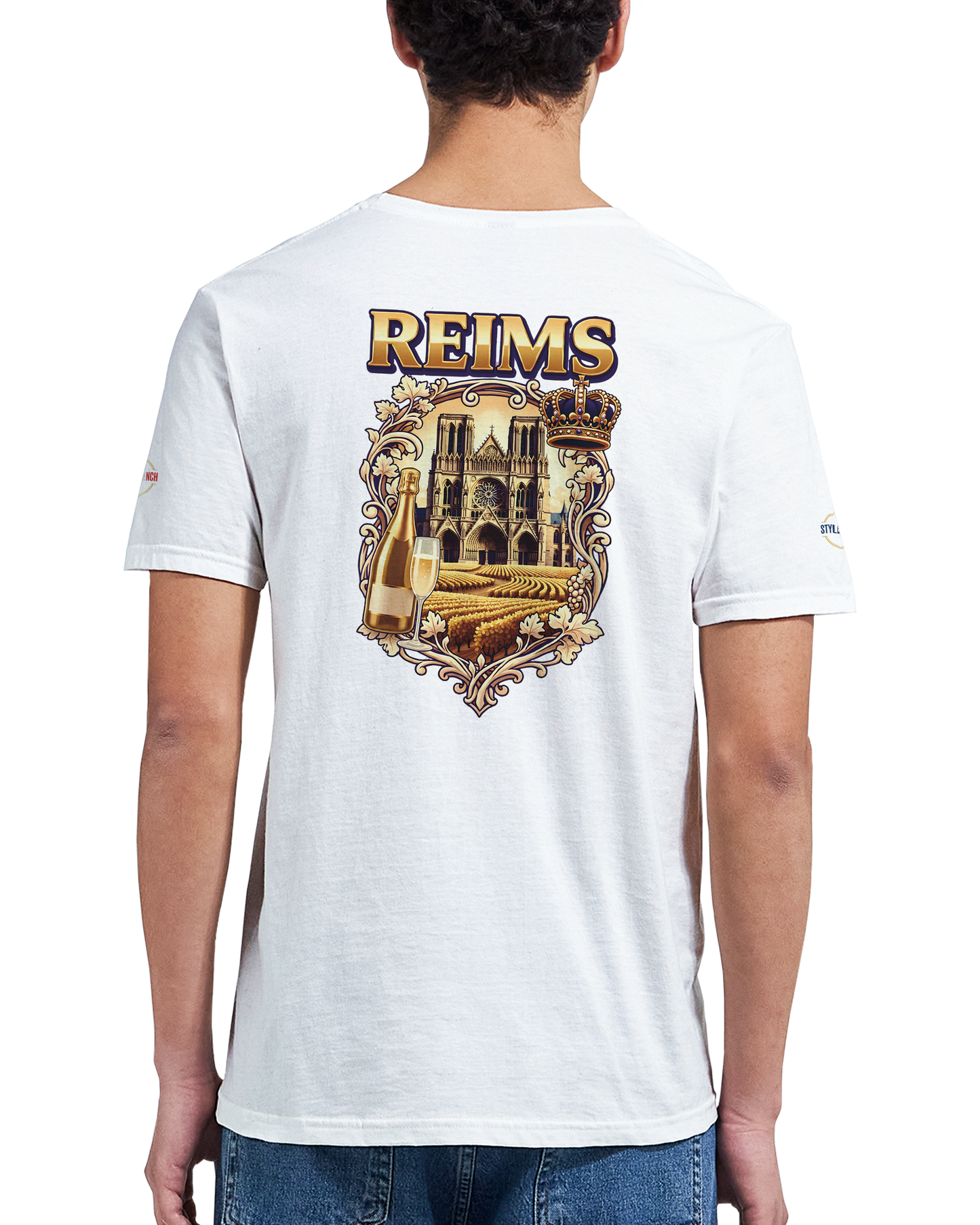 T-shirt Unisexe Reims - Ville de France - Design Premium