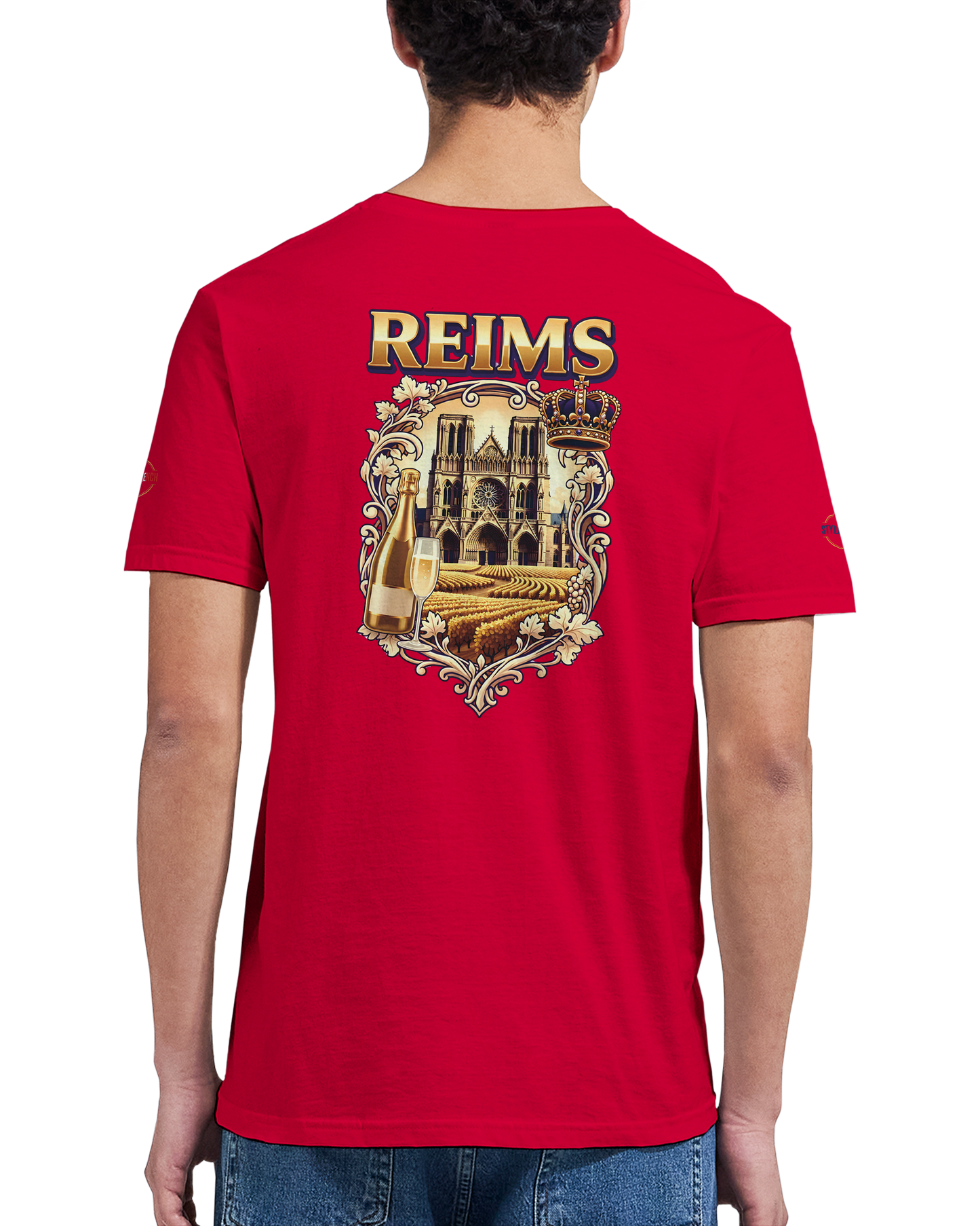 T-shirt Unisexe Reims - Ville de France - Design Premium