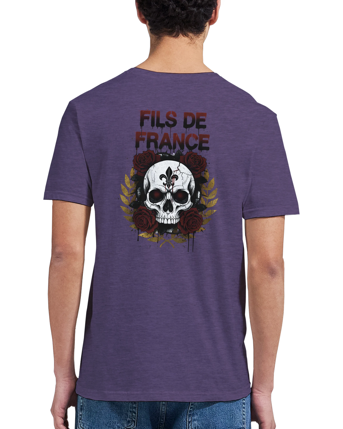 T-Shirt Homme Fils de France - Premium Coton Doux Impression Haute Définition