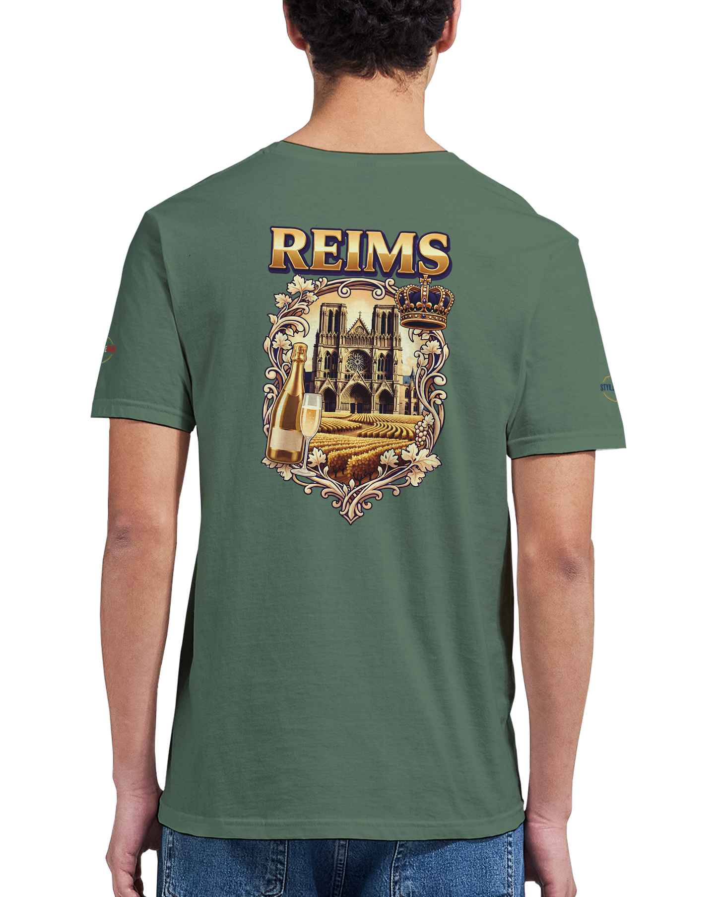 T-shirt Unisexe Reims - Ville de France - Design Premium