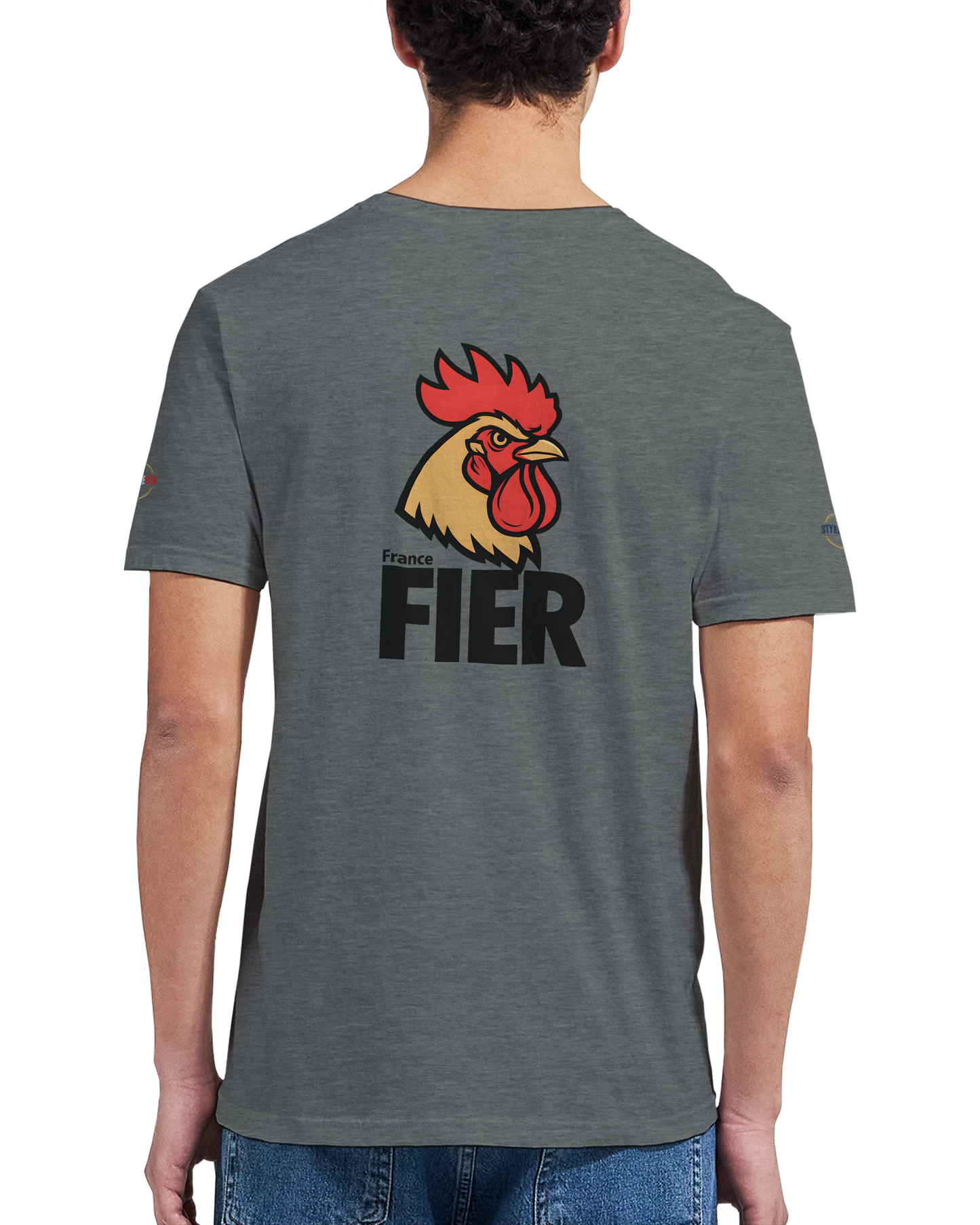 T-Shirt Homme France Fière - Premium Soft Cotton Graphic Tee