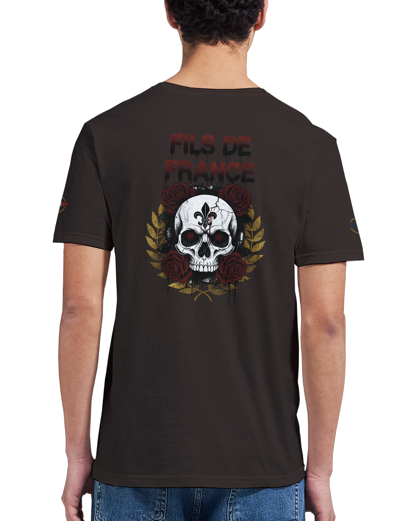 T-Shirt Homme Fils de France - Premium Coton Doux Impression Haute Définition