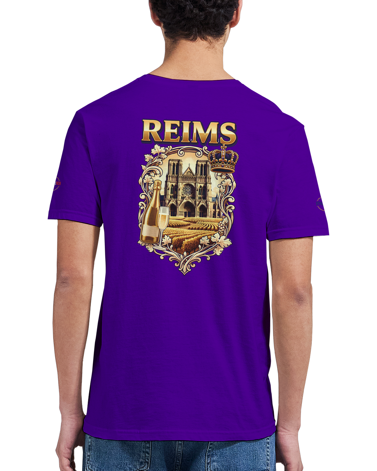 T-shirt Unisexe Reims - Ville de France - Design Premium