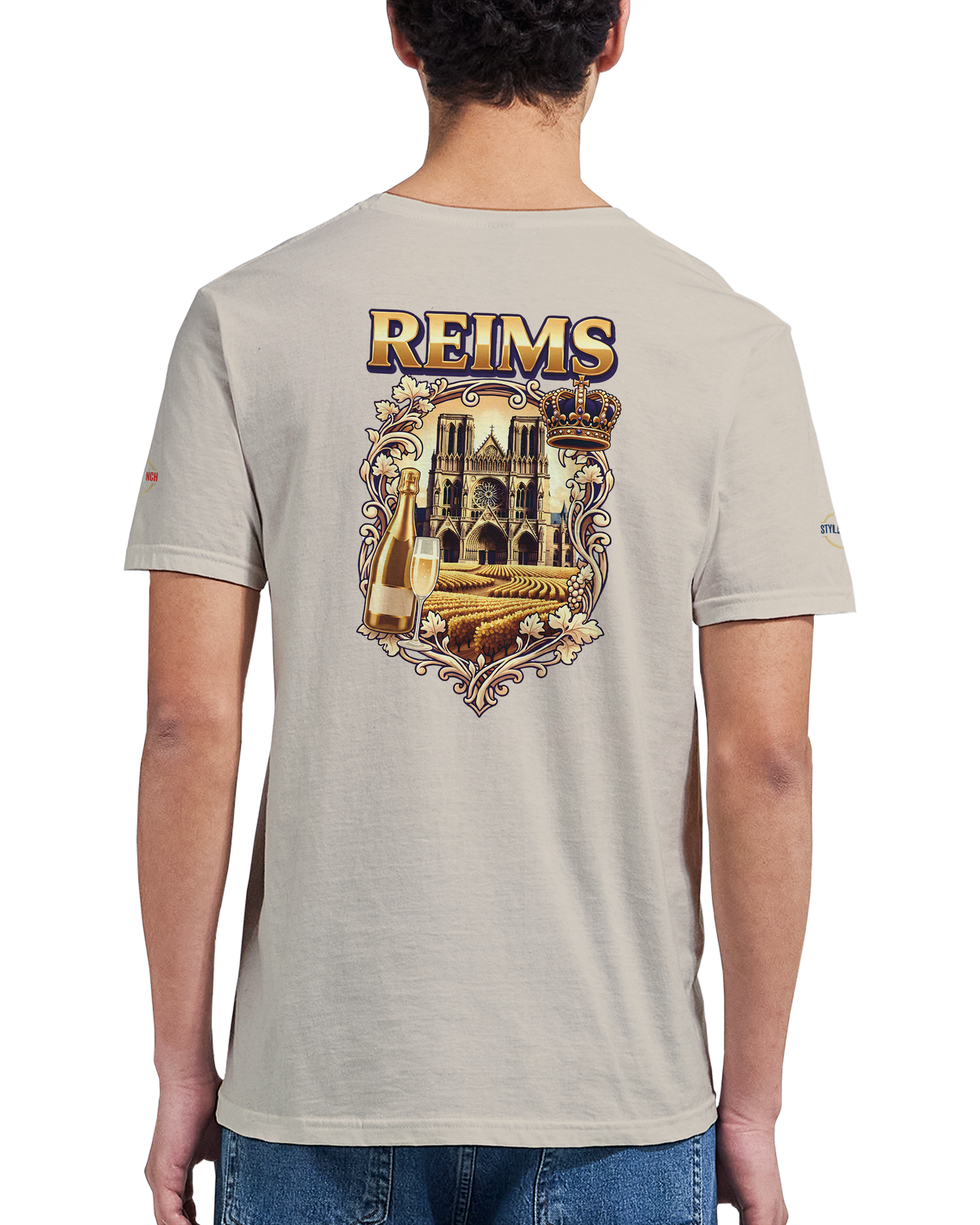 T-shirt Unisexe Reims - Ville de France - Design Premium