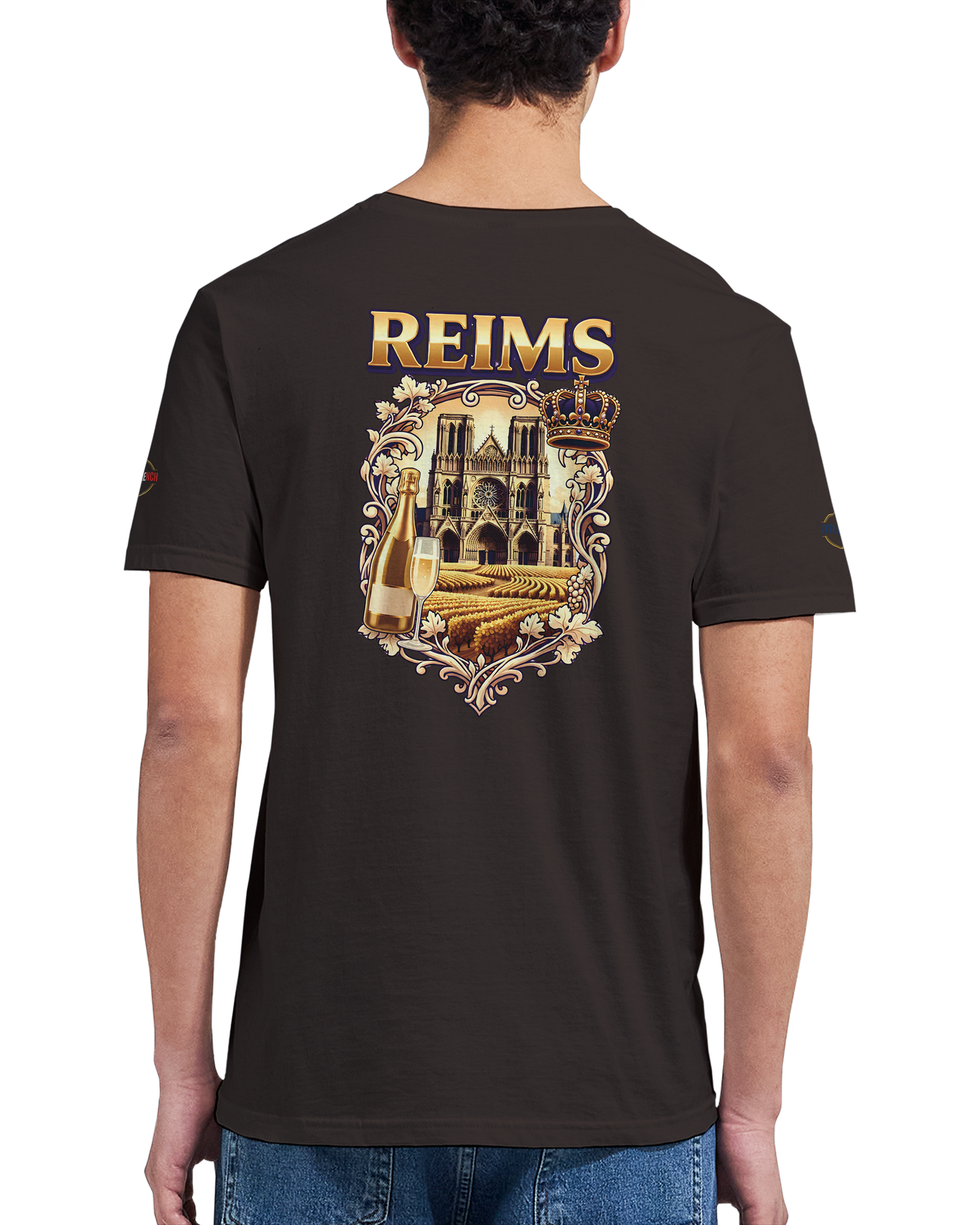 T-shirt Unisexe Reims - Ville de France - Design Premium