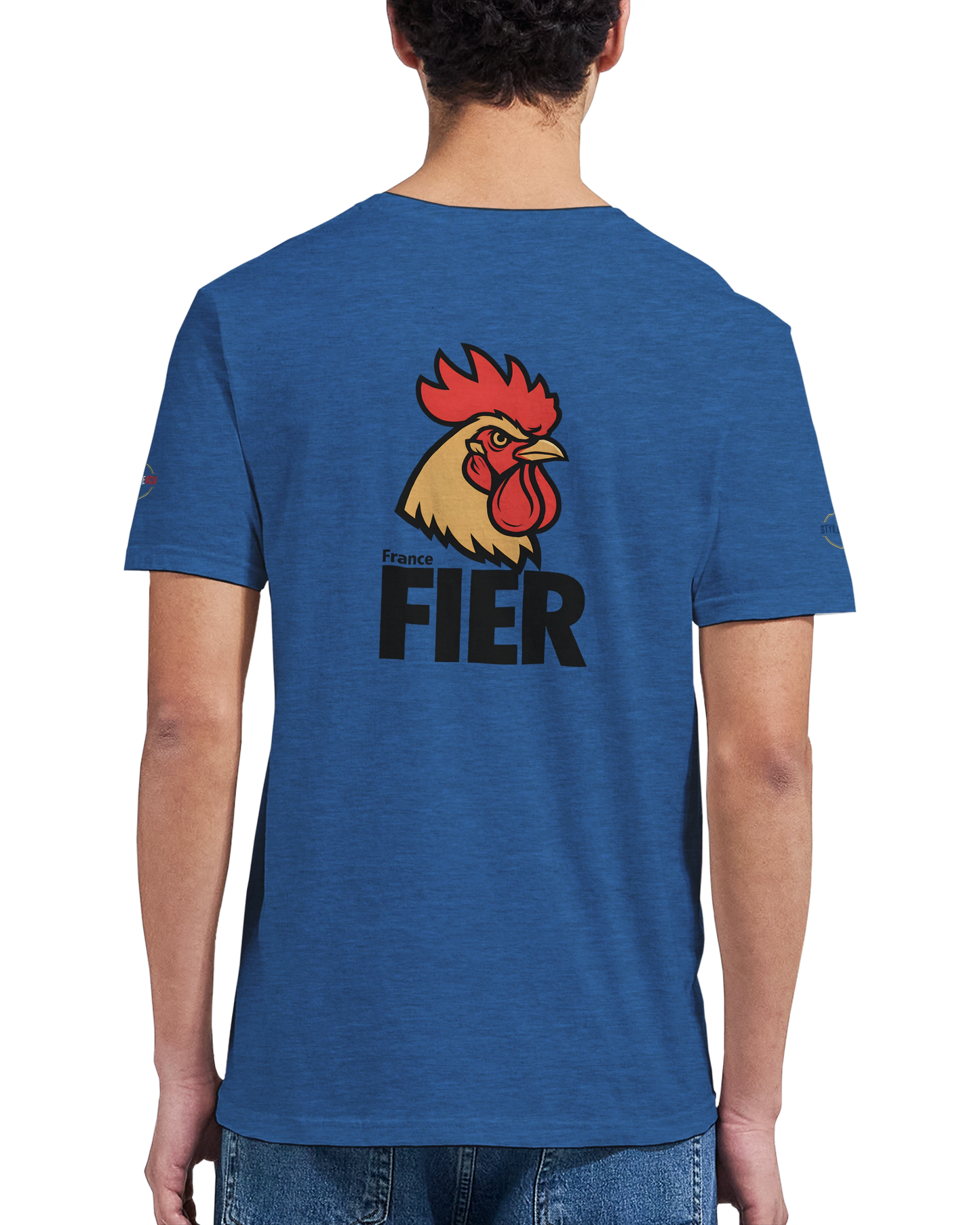 T-Shirt Homme France Fière - Premium Soft Cotton Graphic Tee
