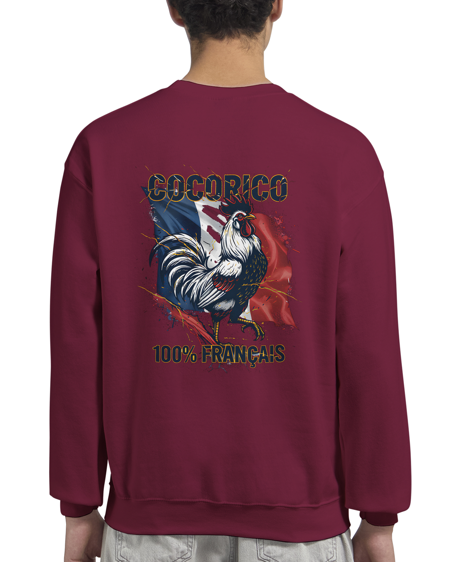 Sweat-shirt Homme Cocorico – Classique et Confortable