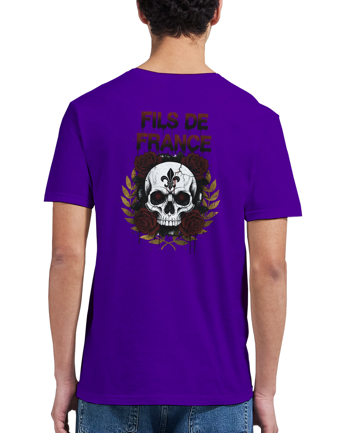 T-Shirt Homme Fils de France - Premium Coton Doux Impression Haute Définition