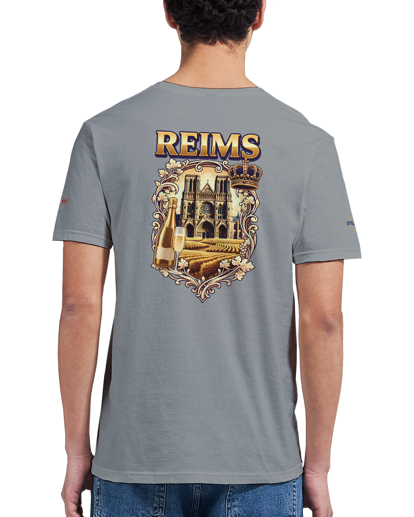 T-shirt Unisexe Reims - Ville de France - Design Premium