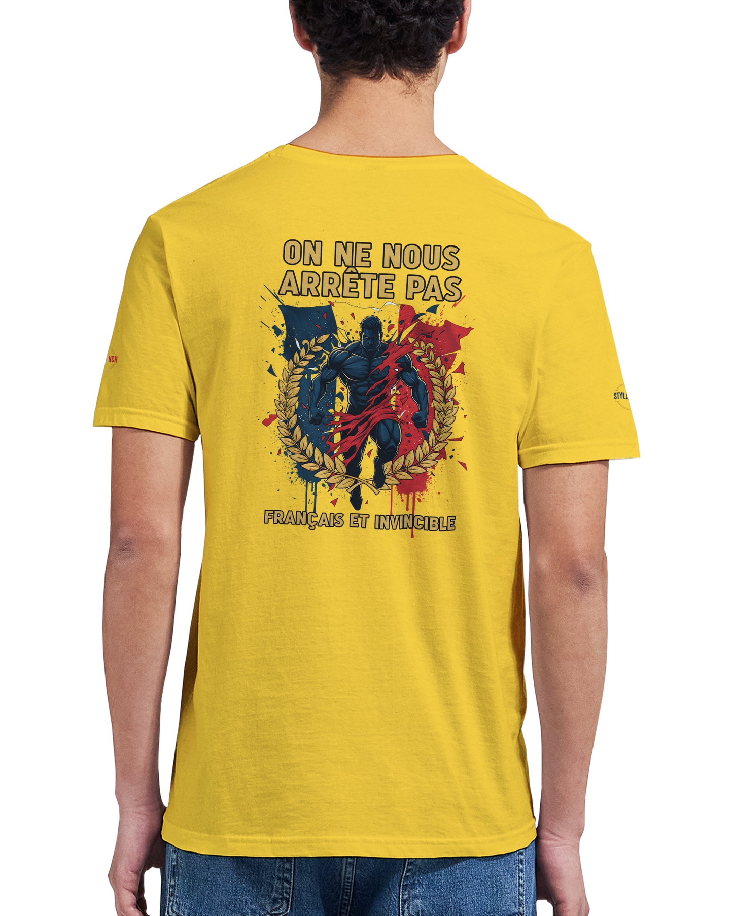T-shirt Homme 'On  nous arrête pas' – Coton Premium Confort