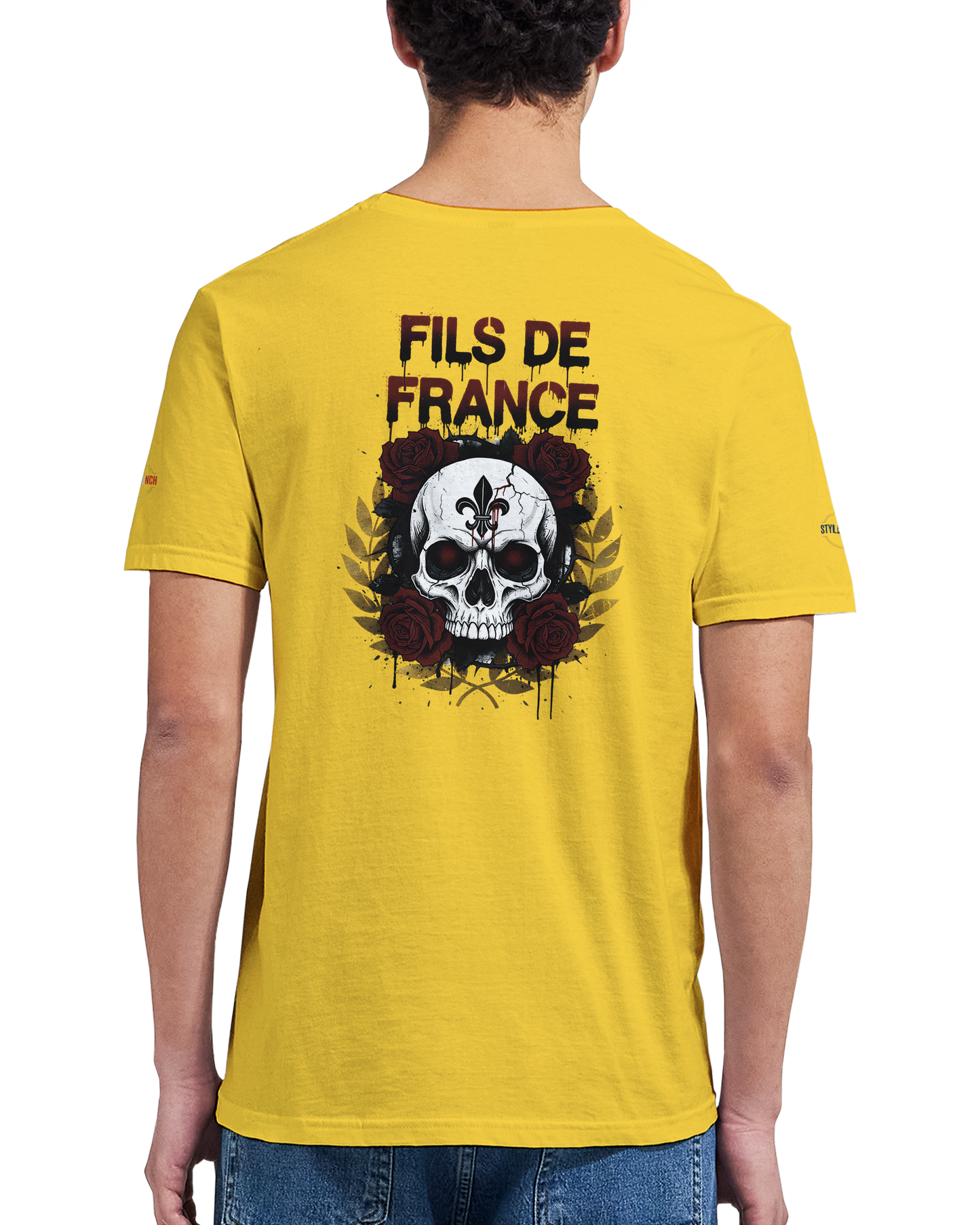 T-Shirt Homme Fils de France - Premium Coton Doux Impression Haute Définition