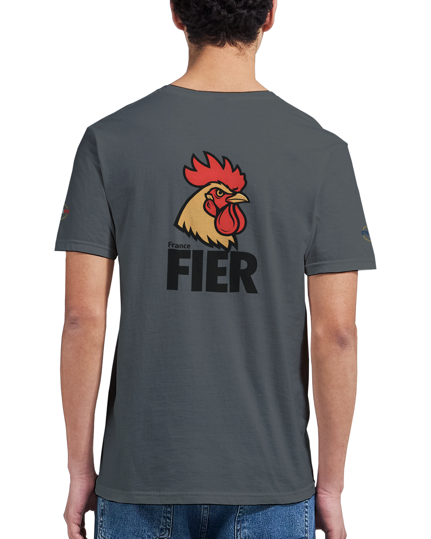T-Shirt Homme France Fière - Premium Soft Cotton Graphic Tee