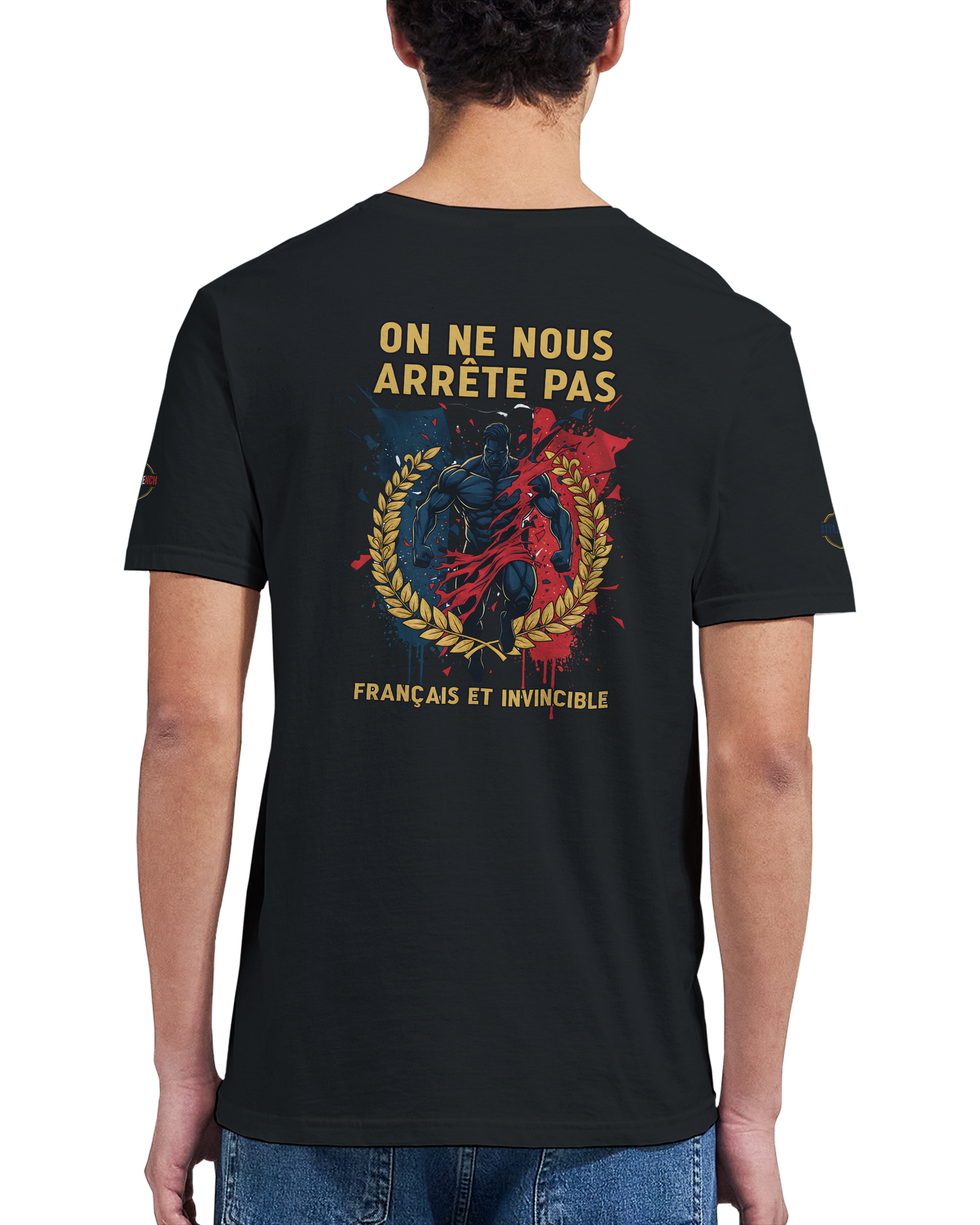 T-shirt Homme 'On  nous arrête pas' – Coton Premium Confort