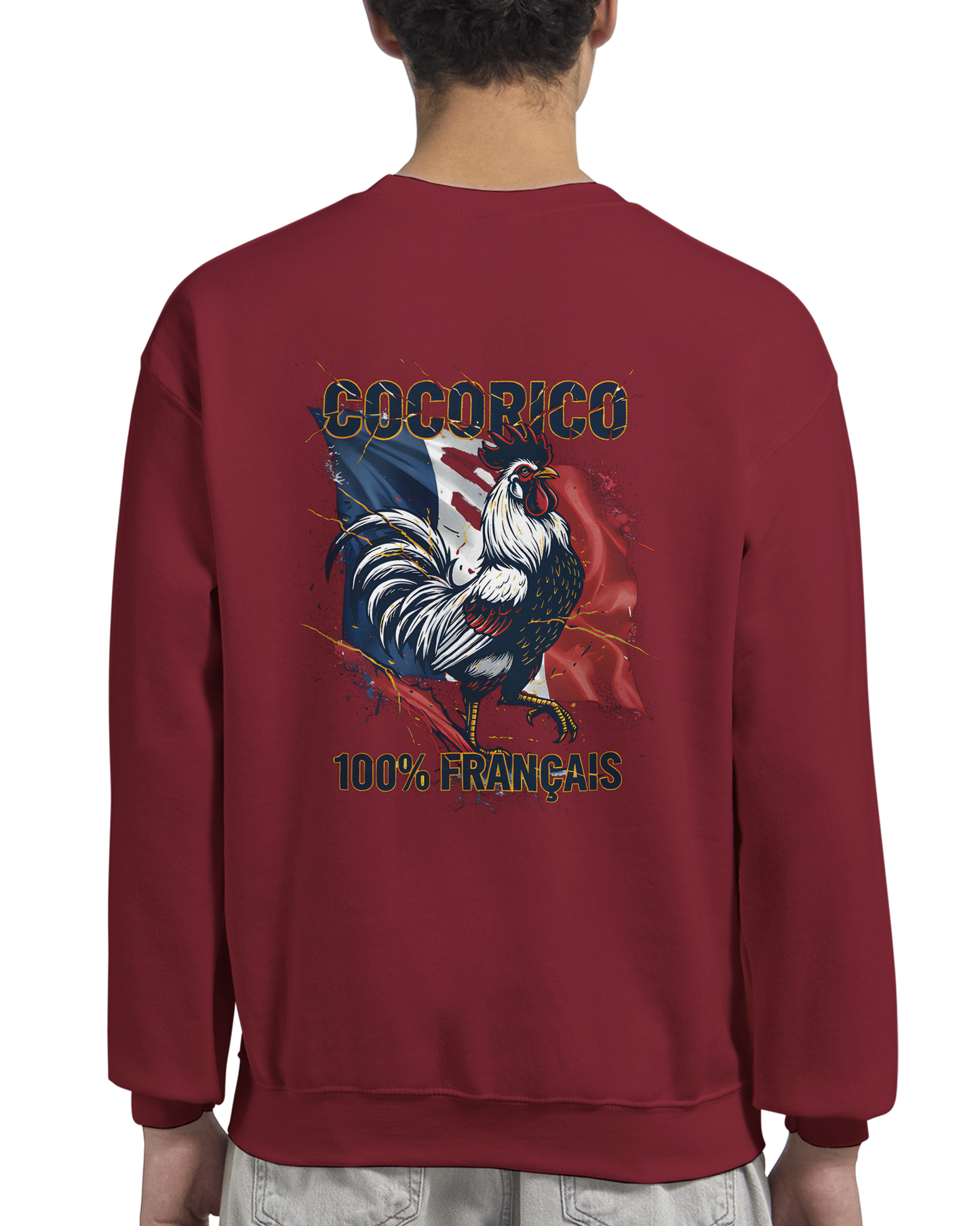 Sweat-shirt Homme Cocorico – Classique et Confortable