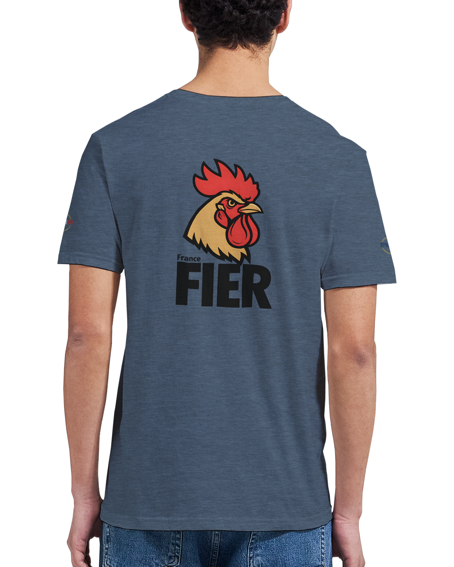 T-Shirt Homme France Fière - Premium Soft Cotton Graphic Tee