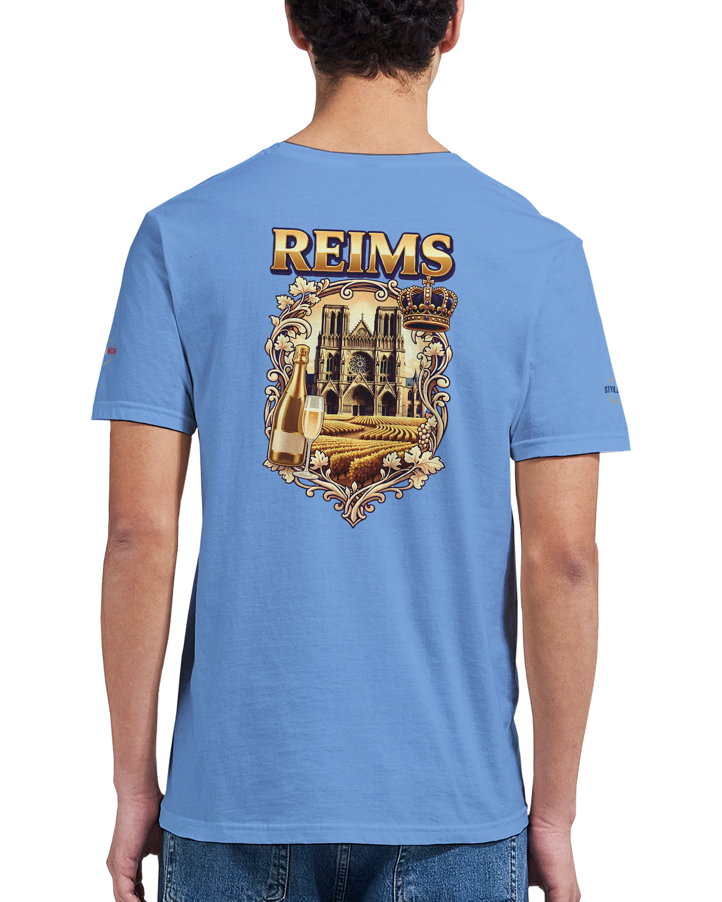 T-shirt Unisexe Reims - Ville de France - Design Premium