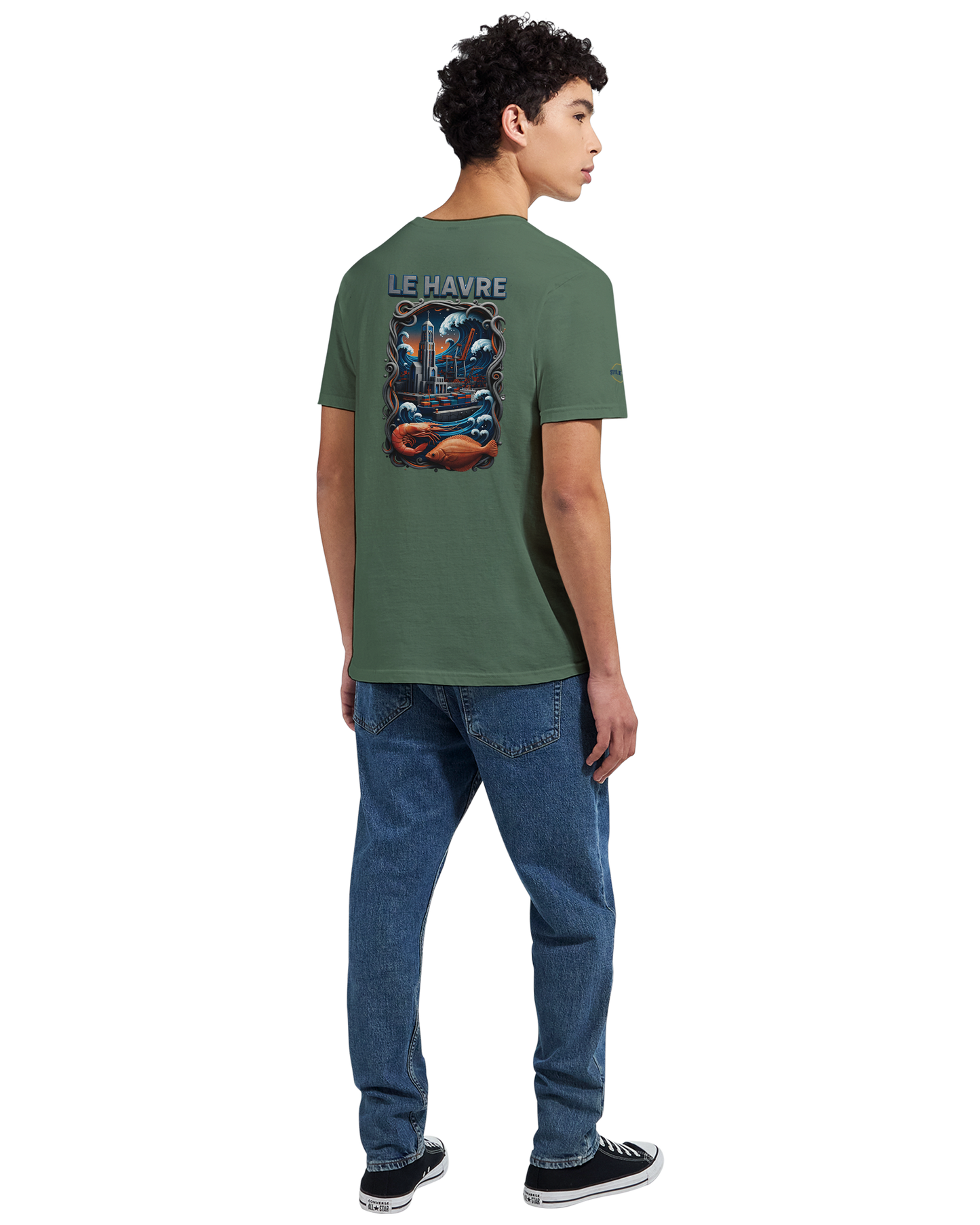 T-shirt Unisexe Le Havre – Coton Doux Premium pour Impression DTG