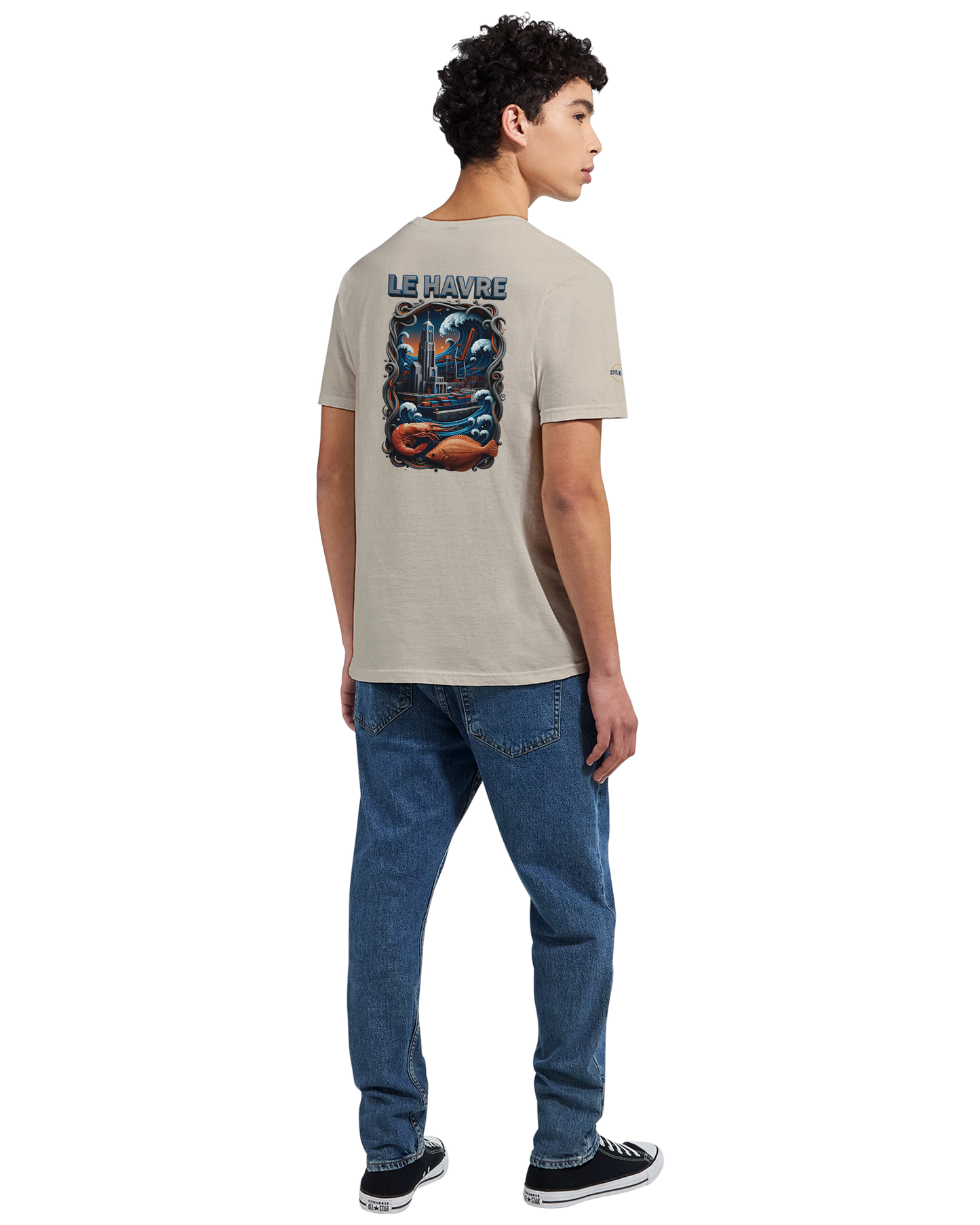 T-shirt Unisexe Le Havre – Coton Doux Premium pour Impression DTG