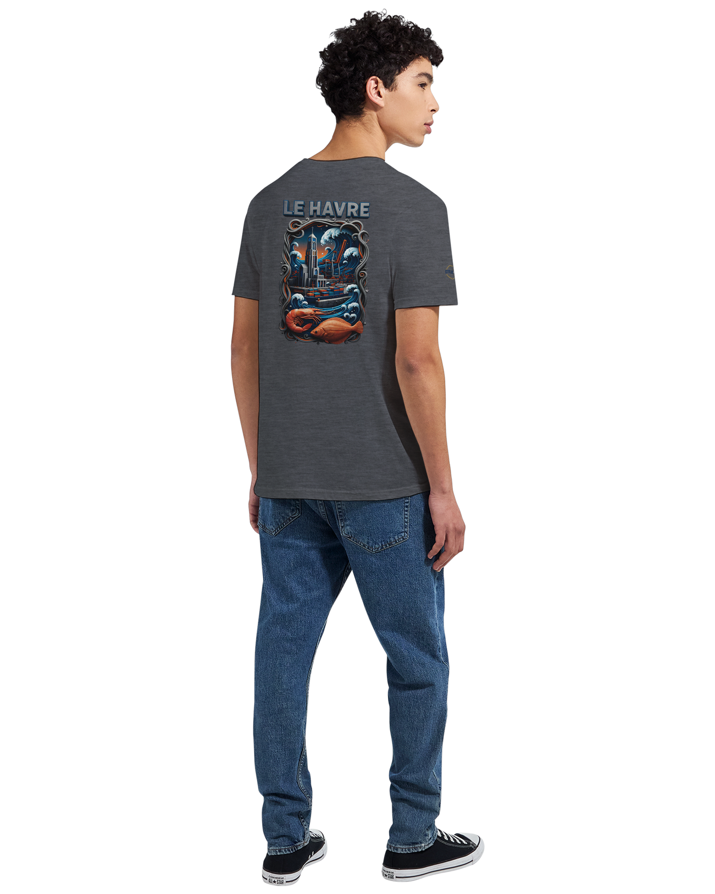 T-shirt Unisexe Le Havre – Coton Doux Premium pour Impression DTG