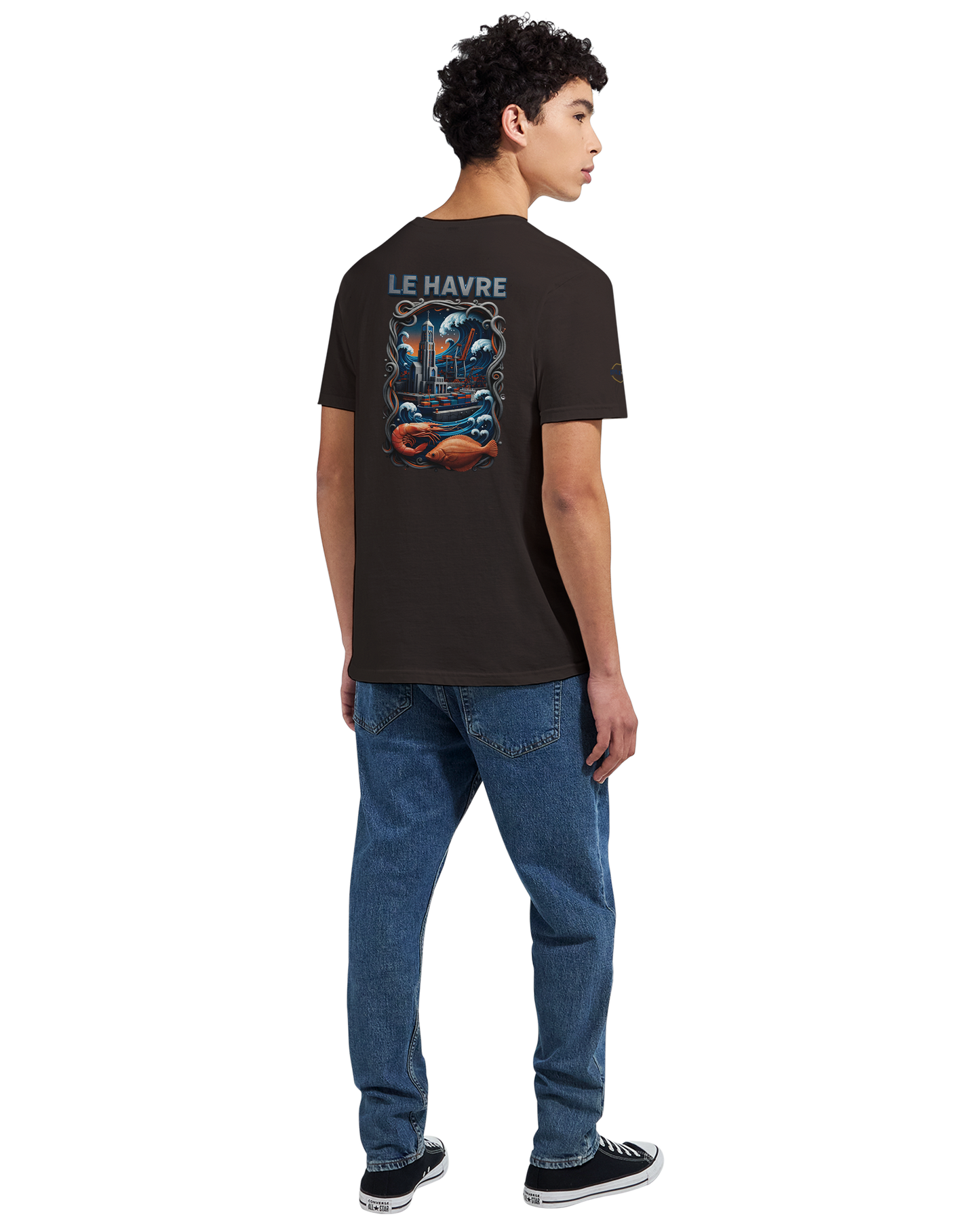 T-shirt Unisexe Le Havre – Coton Doux Premium pour Impression DTG