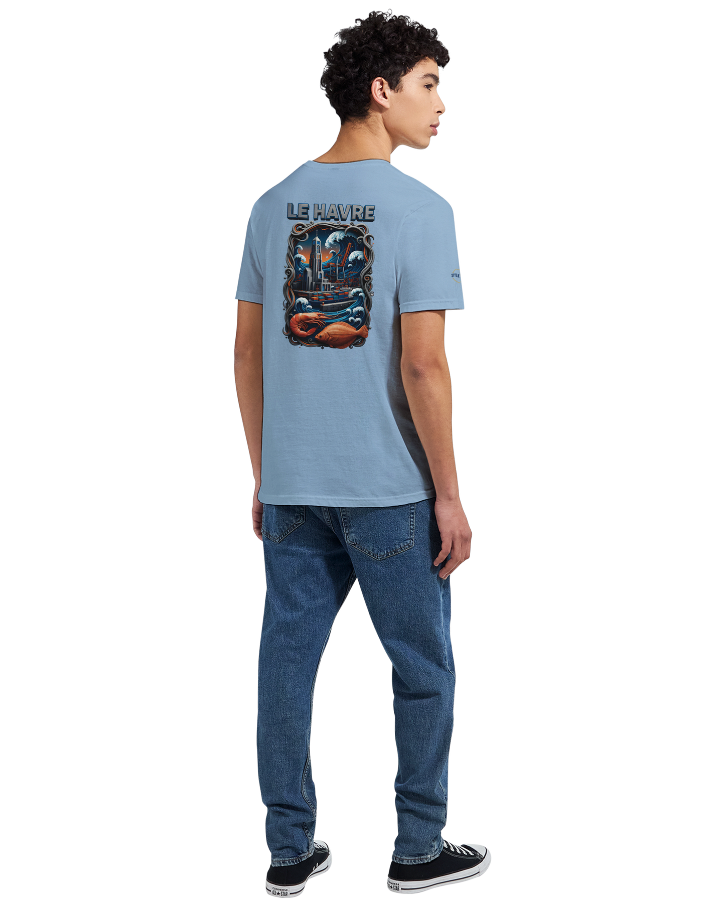 T-shirt Unisexe Le Havre – Coton Doux Premium pour Impression DTG