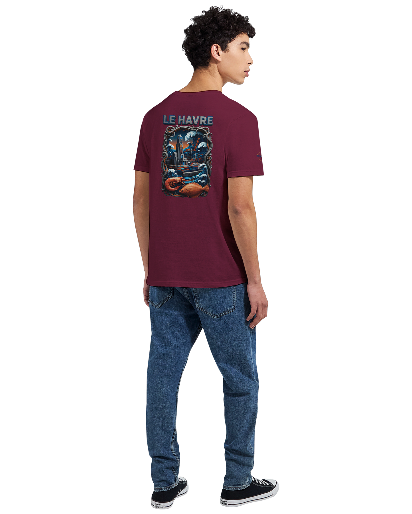 T-shirt Unisexe Le Havre – Coton Doux Premium pour Impression DTG