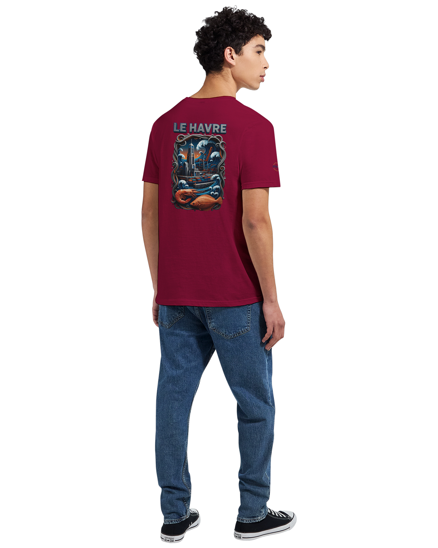 T-shirt Unisexe Le Havre – Coton Doux Premium pour Impression DTG