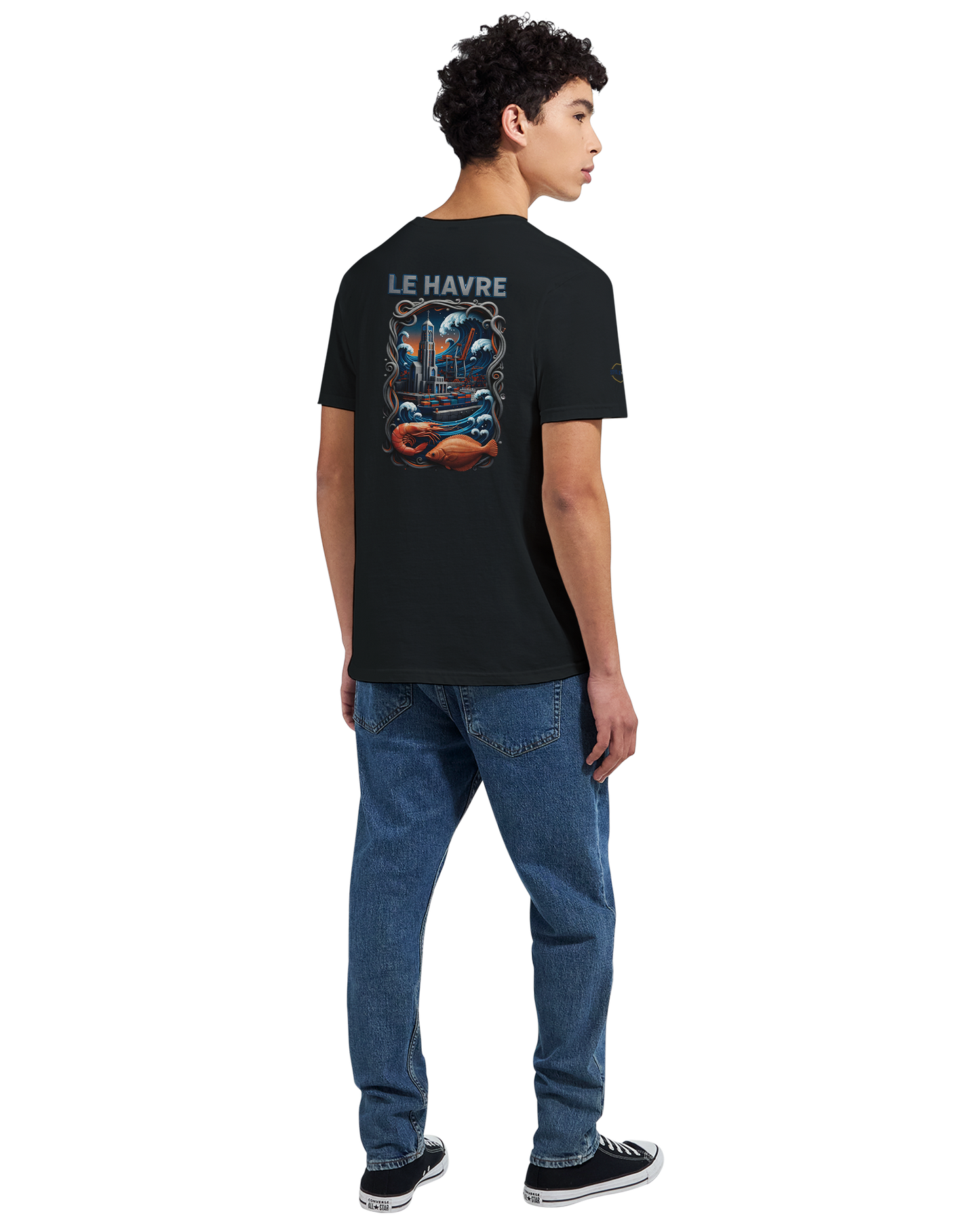 T-shirt Unisexe Le Havre – Coton Doux Premium pour Impression DTG