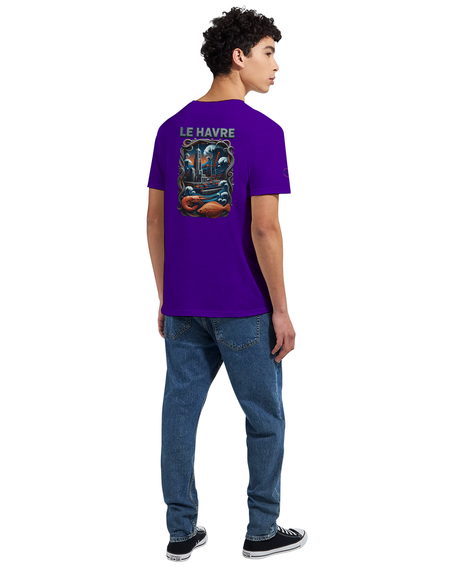 T-shirt Unisexe Le Havre – Coton Doux Premium pour Impression DTG