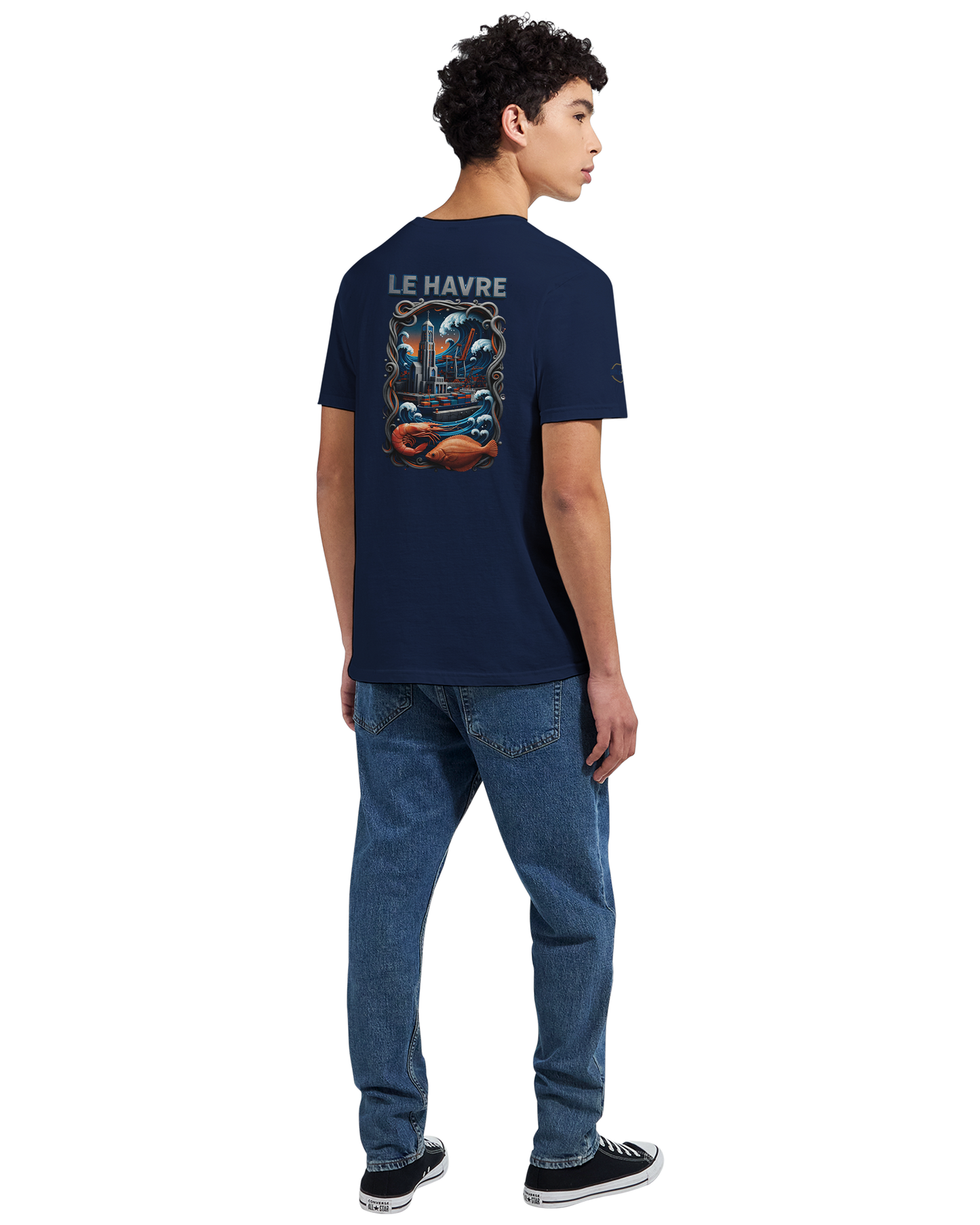 T-shirt Unisexe Le Havre – Coton Doux Premium pour Impression DTG