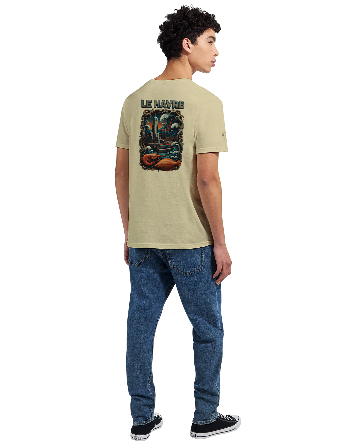 T-shirt Unisexe Le Havre – Coton Doux Premium pour Impression DTG