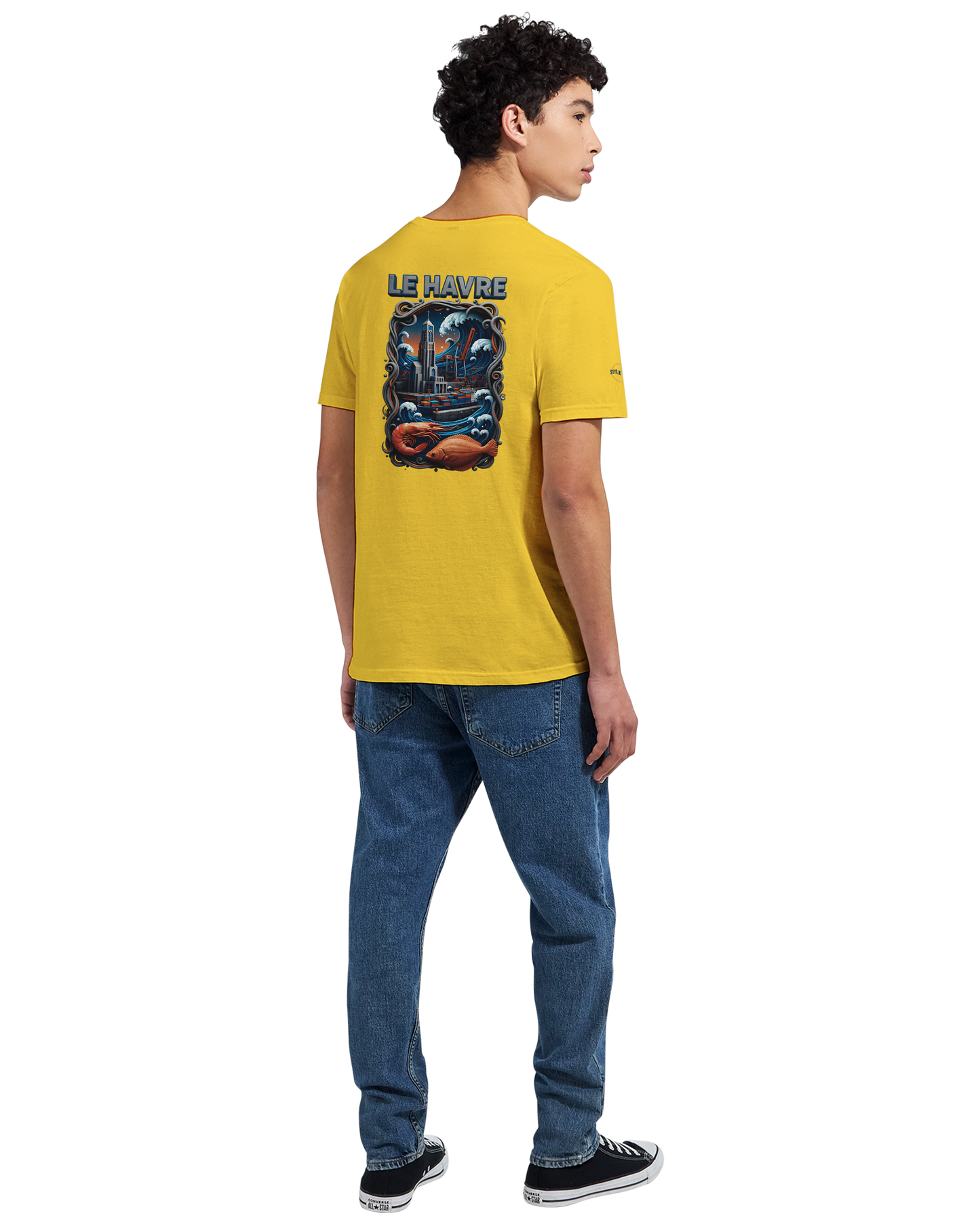 T-shirt Unisexe Le Havre – Coton Doux Premium pour Impression DTG