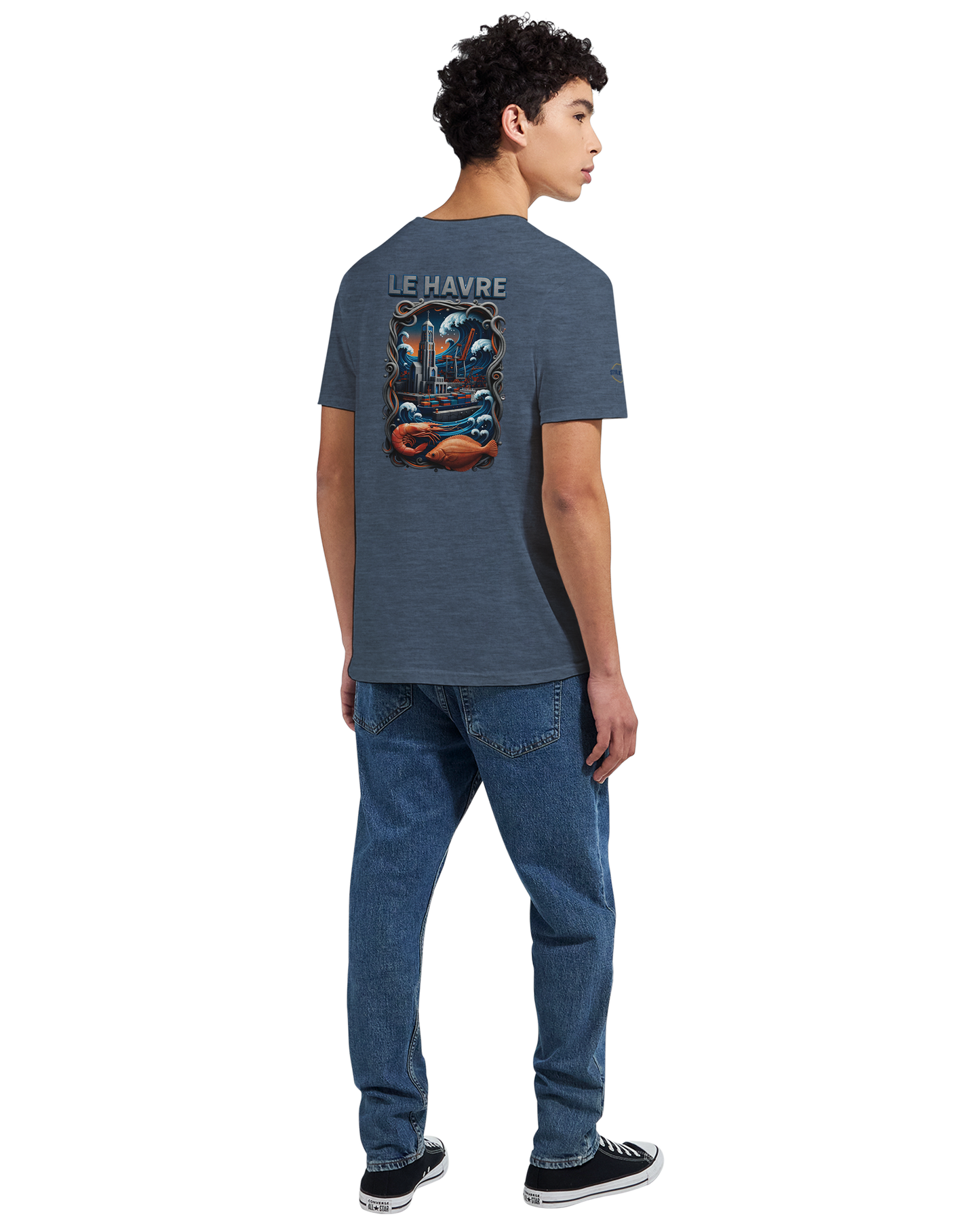 T-shirt Unisexe Le Havre – Coton Doux Premium pour Impression DTG
