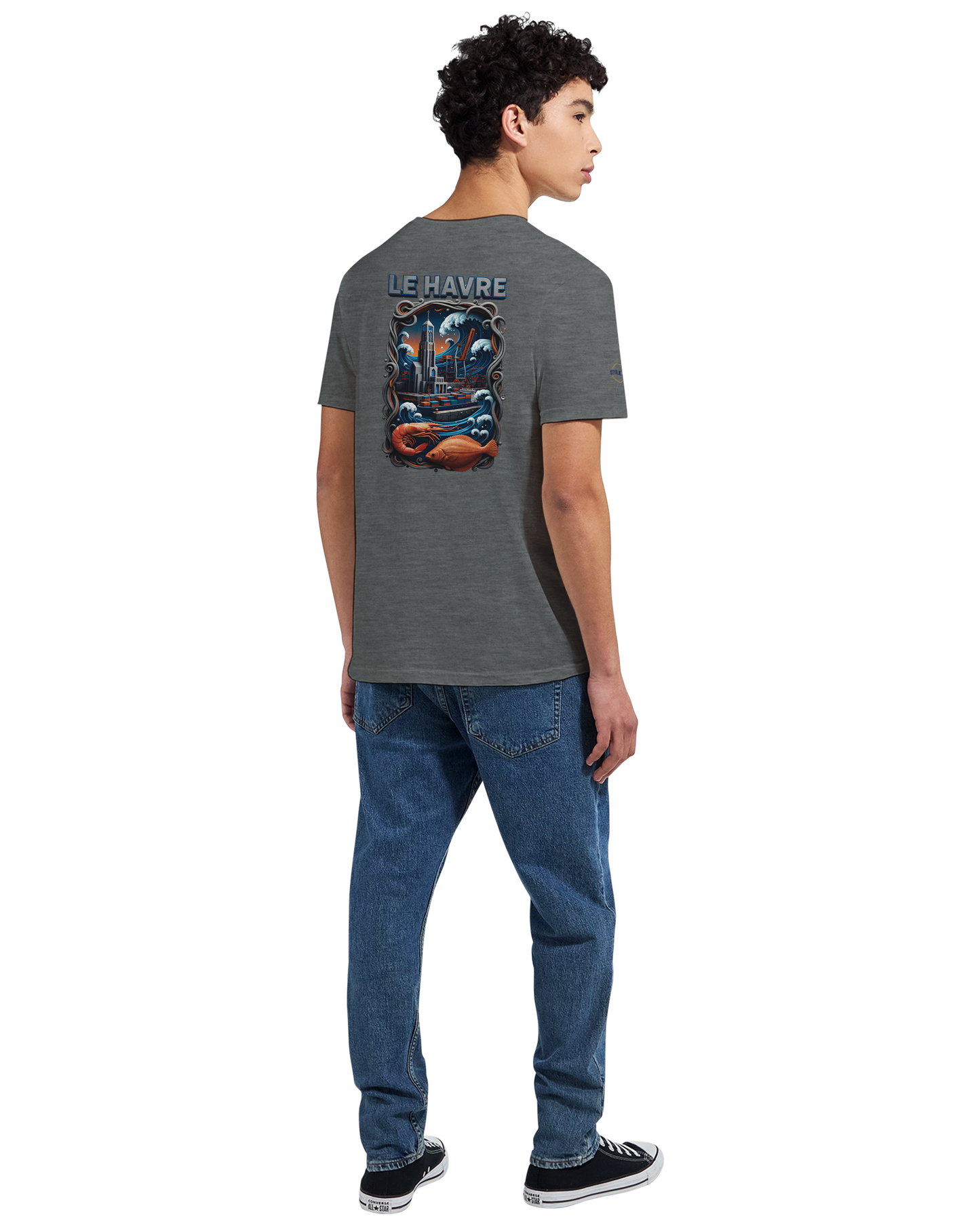 T-shirt Unisexe Le Havre – Coton Doux Premium pour Impression DTG
