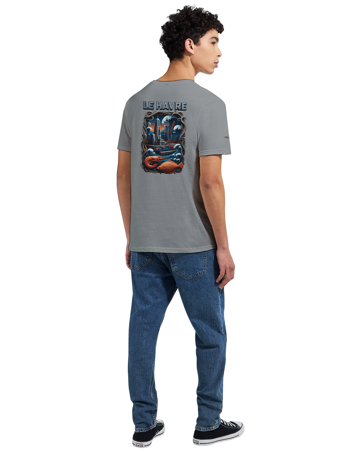 T-shirt Unisexe Le Havre – Coton Doux Premium pour Impression DTG