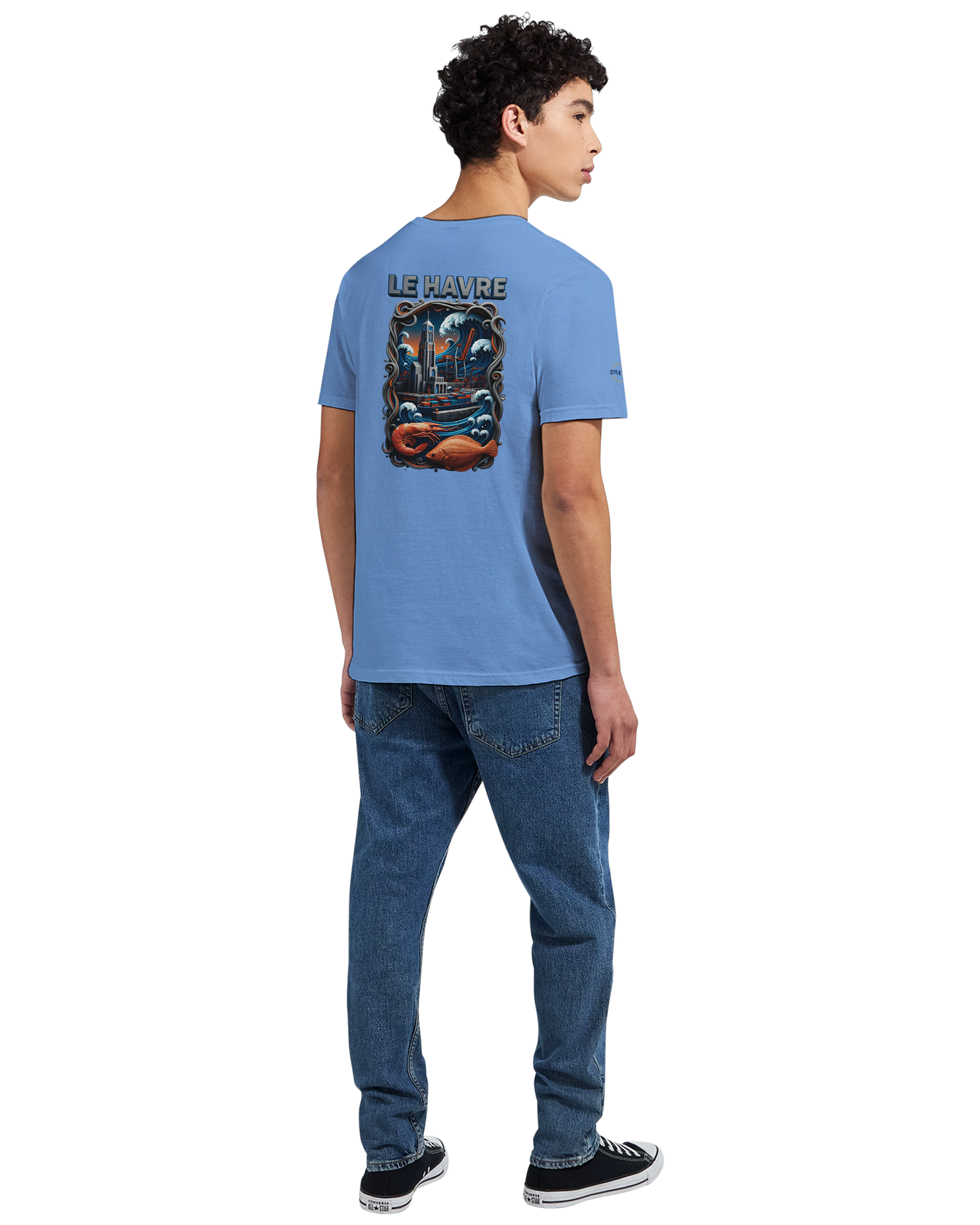 T-shirt Unisexe Le Havre – Coton Doux Premium pour Impression DTG