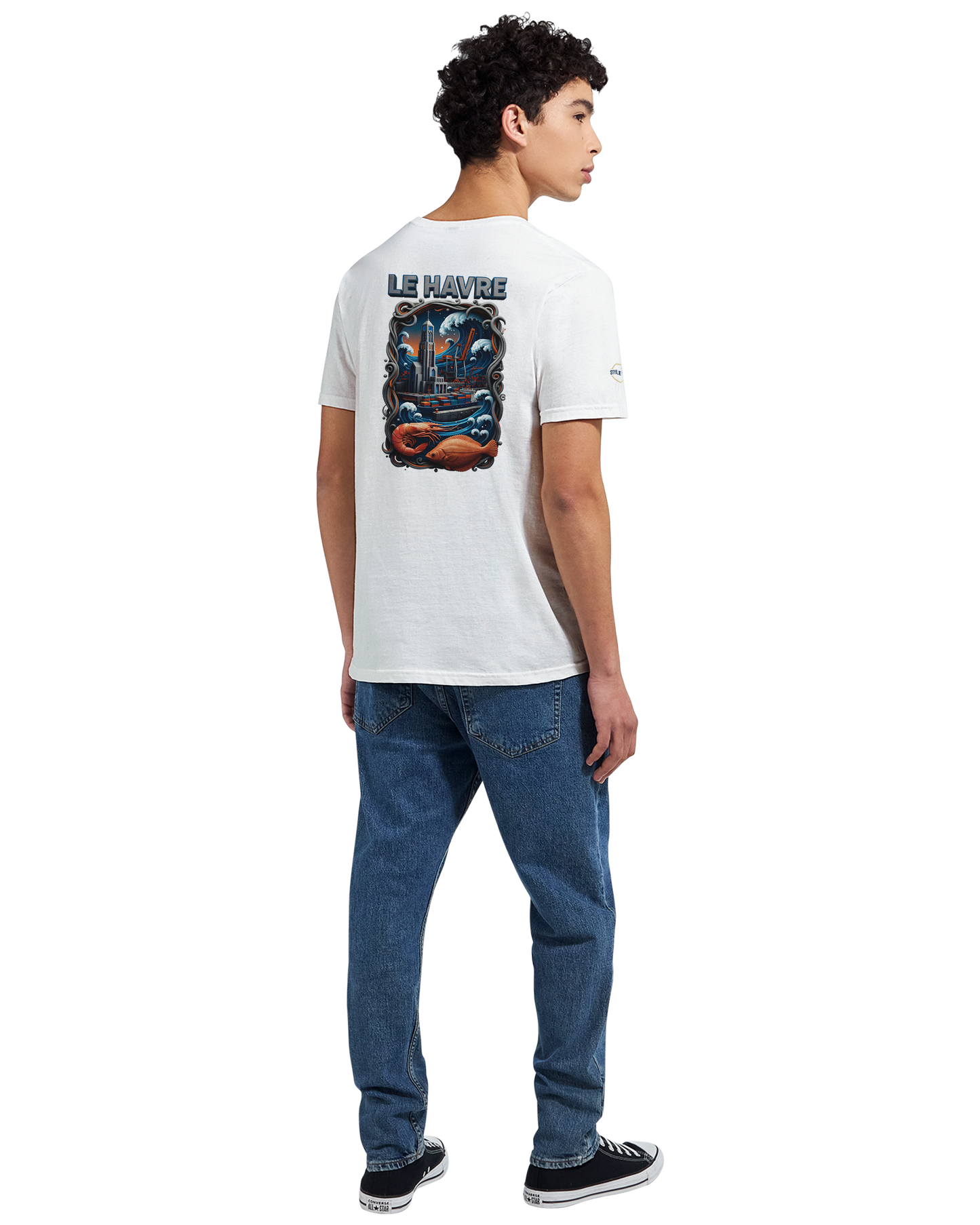 T-shirt Unisexe Le Havre – Coton Doux Premium pour Impression DTG