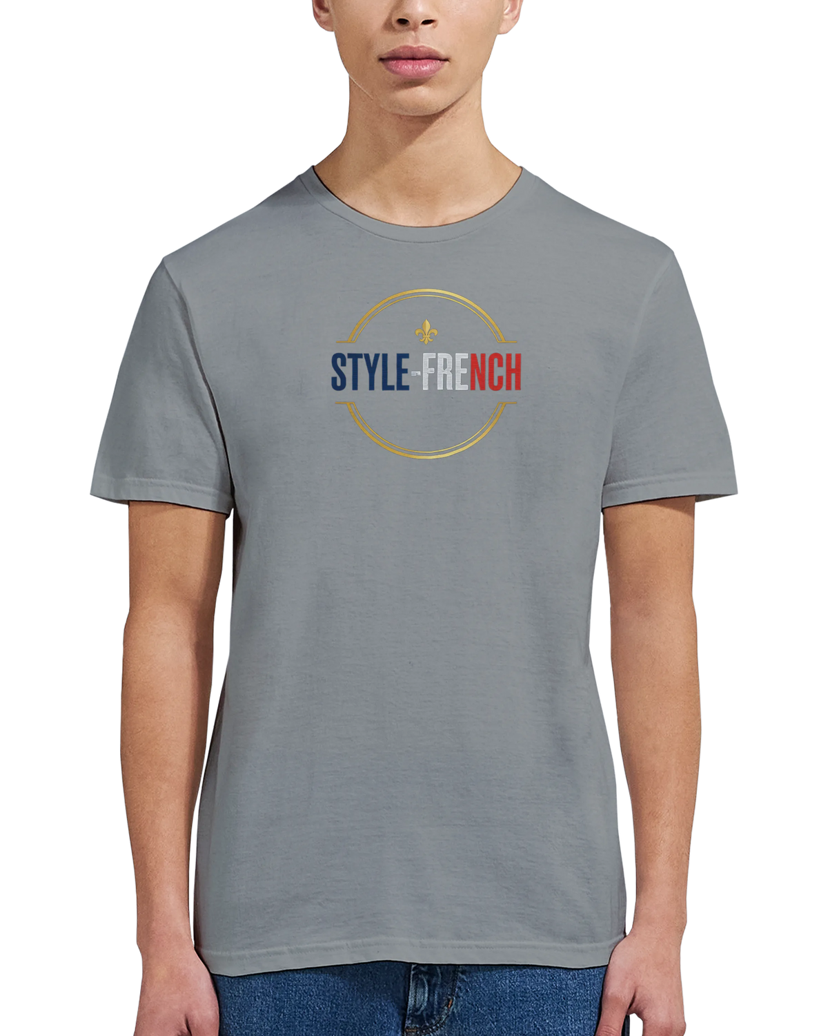 T-shirt Homme 'Vive la France' – Coton Premium, Coupe Classique
