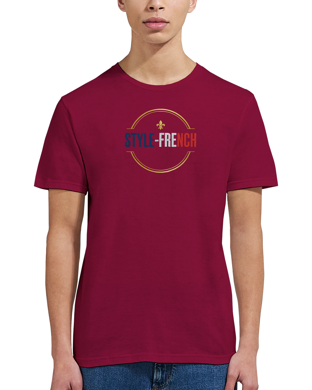 T-shirt Homme 'Vive la France' – Coton Premium, Coupe Classique