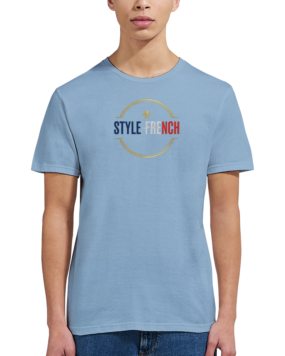 T-shirt Homme 'Vive la France' – Coton Premium, Coupe Classique